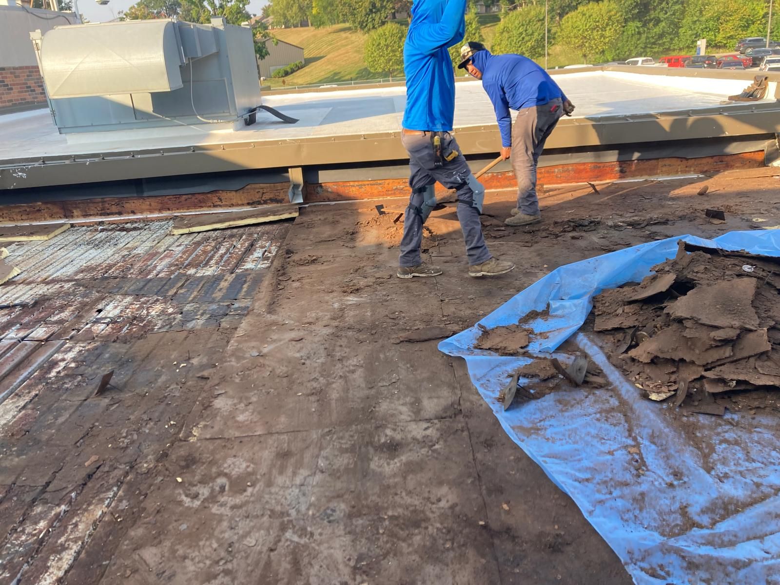 Unity Point Biohazard  by Grell Roofing, LLC