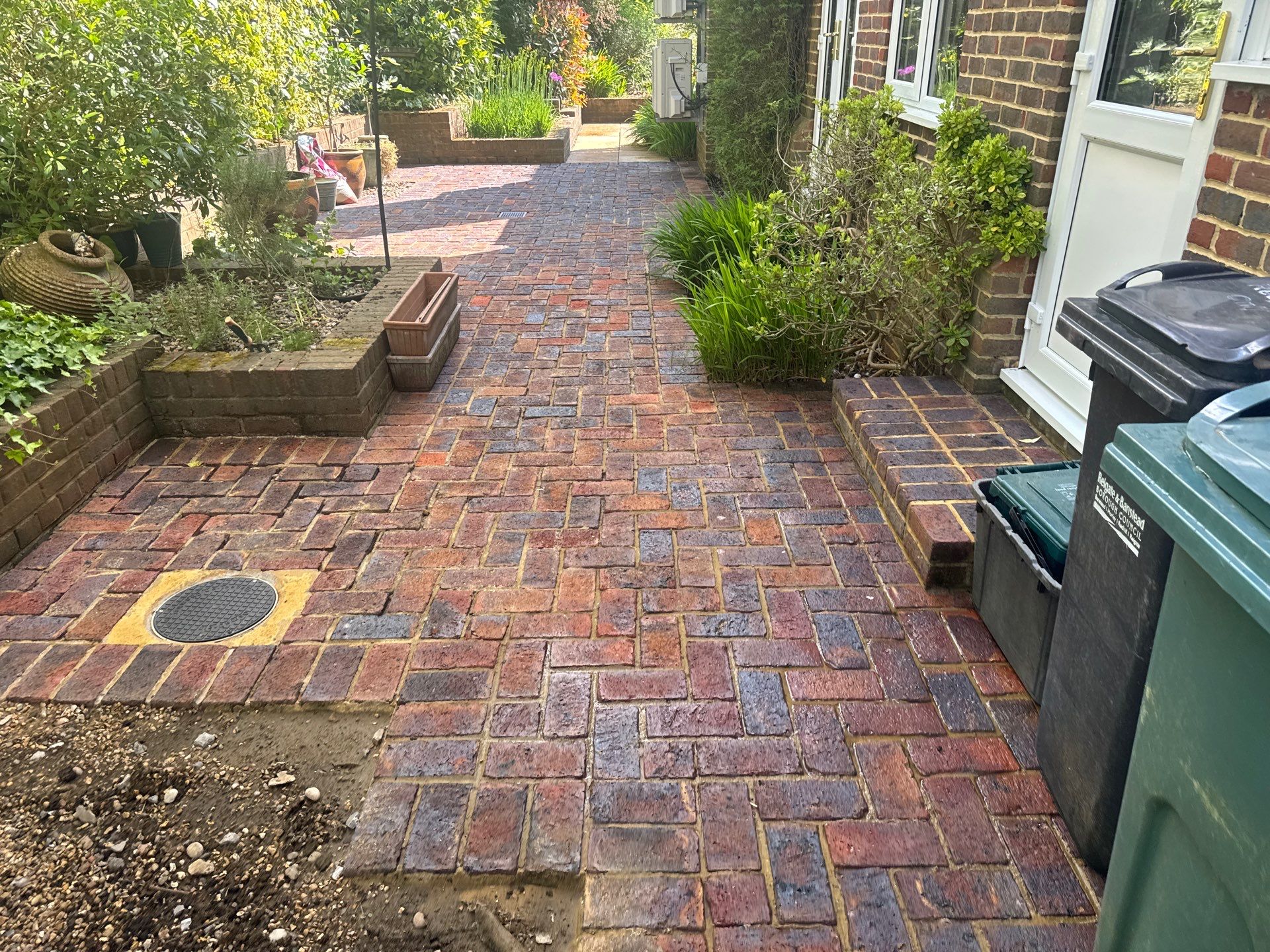 Patio Clean using 18inch Whirlaway FSC by Ges Exterior Cleaning ltd