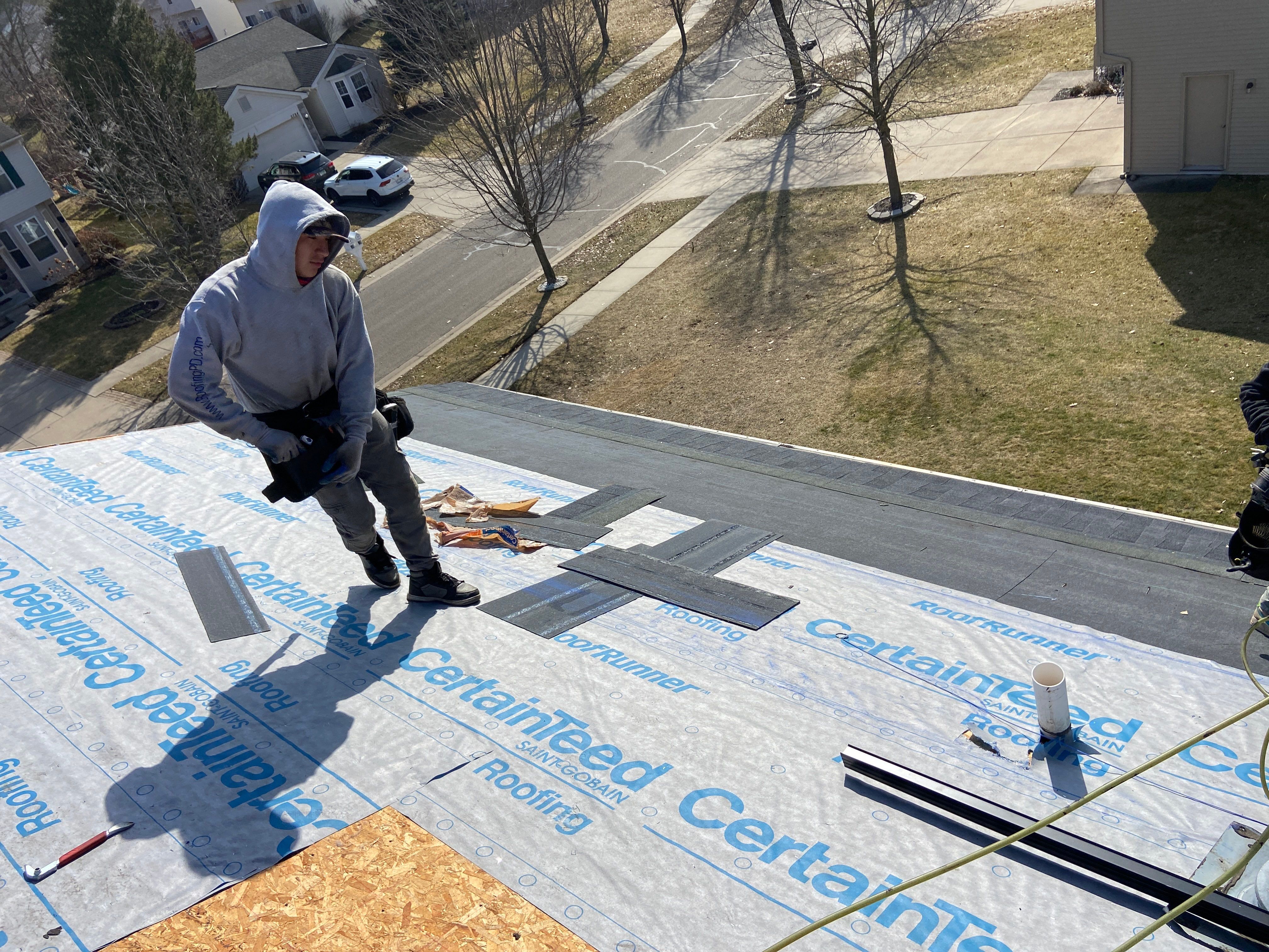 Roof Replacement using Certainteed Landmark Climate-Flex by 180 Contractors