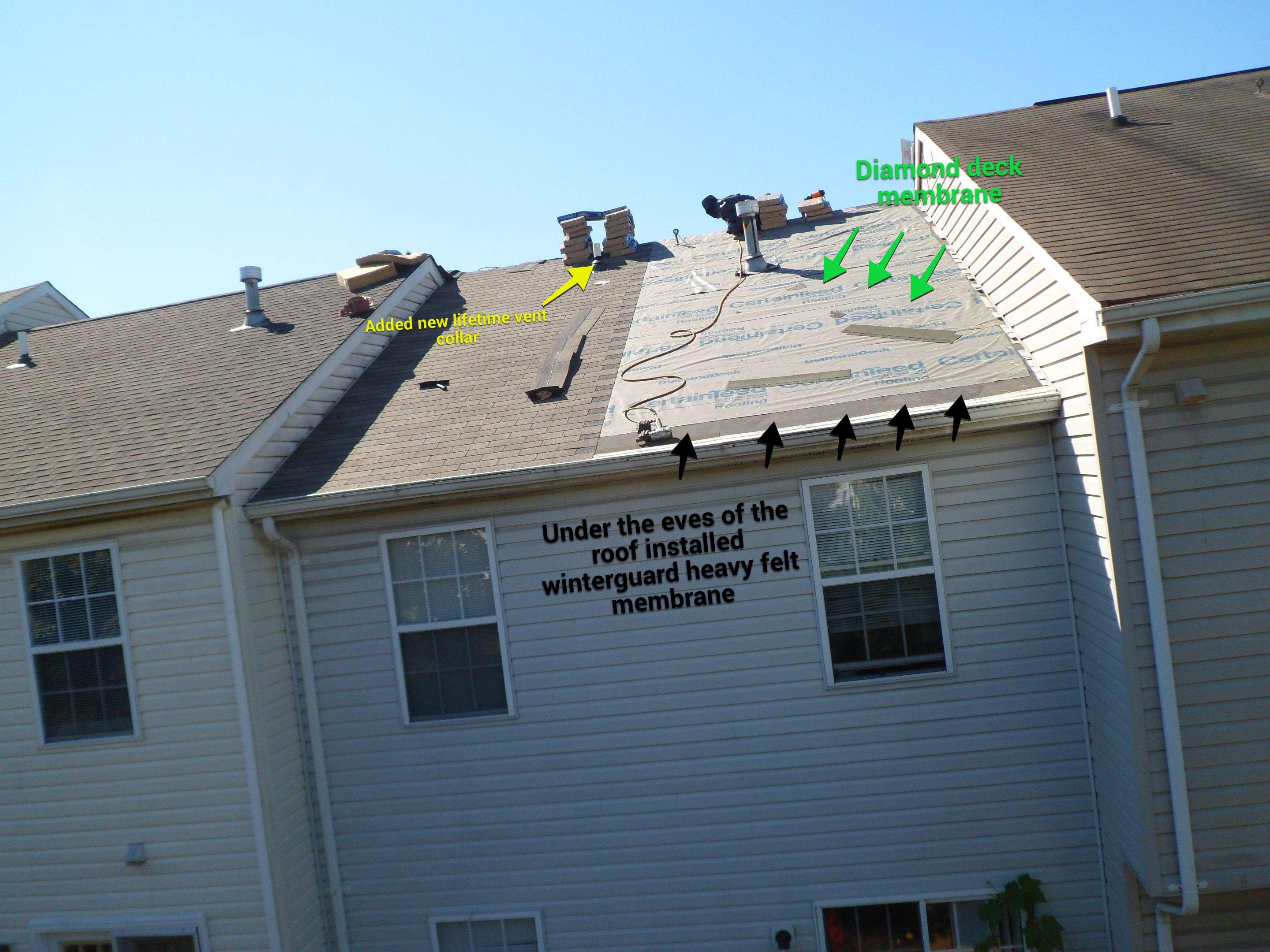 Residential Roofing Installation by Alpha Design Services