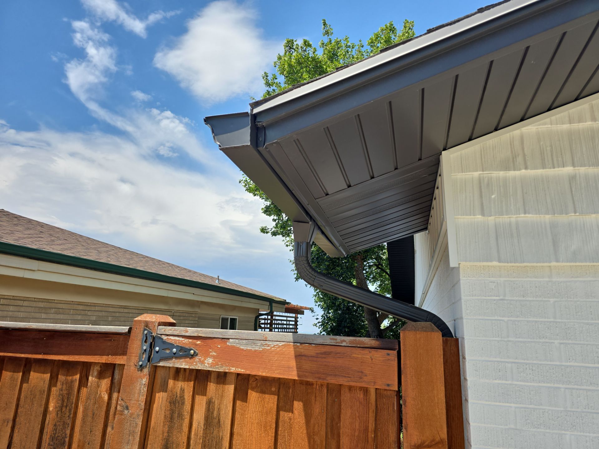 Project in Cotton Wood Heights by Emerald Gotcha Gutters 