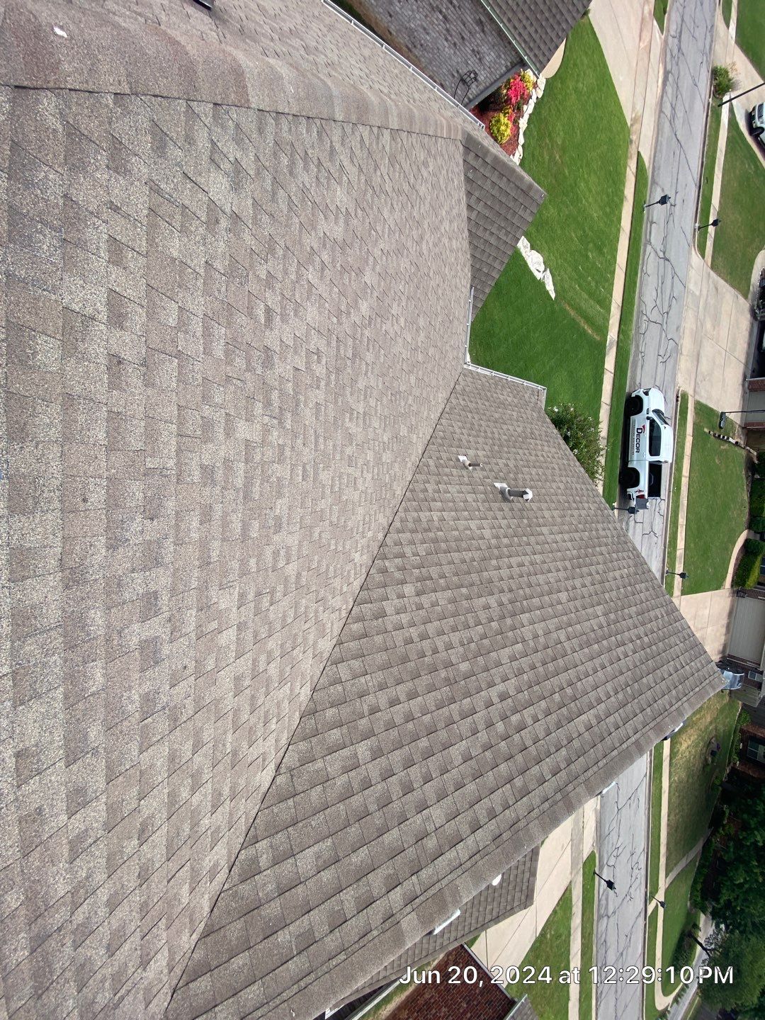 Hail Roof inspection in Jenks by Decor Roofing & Restoration