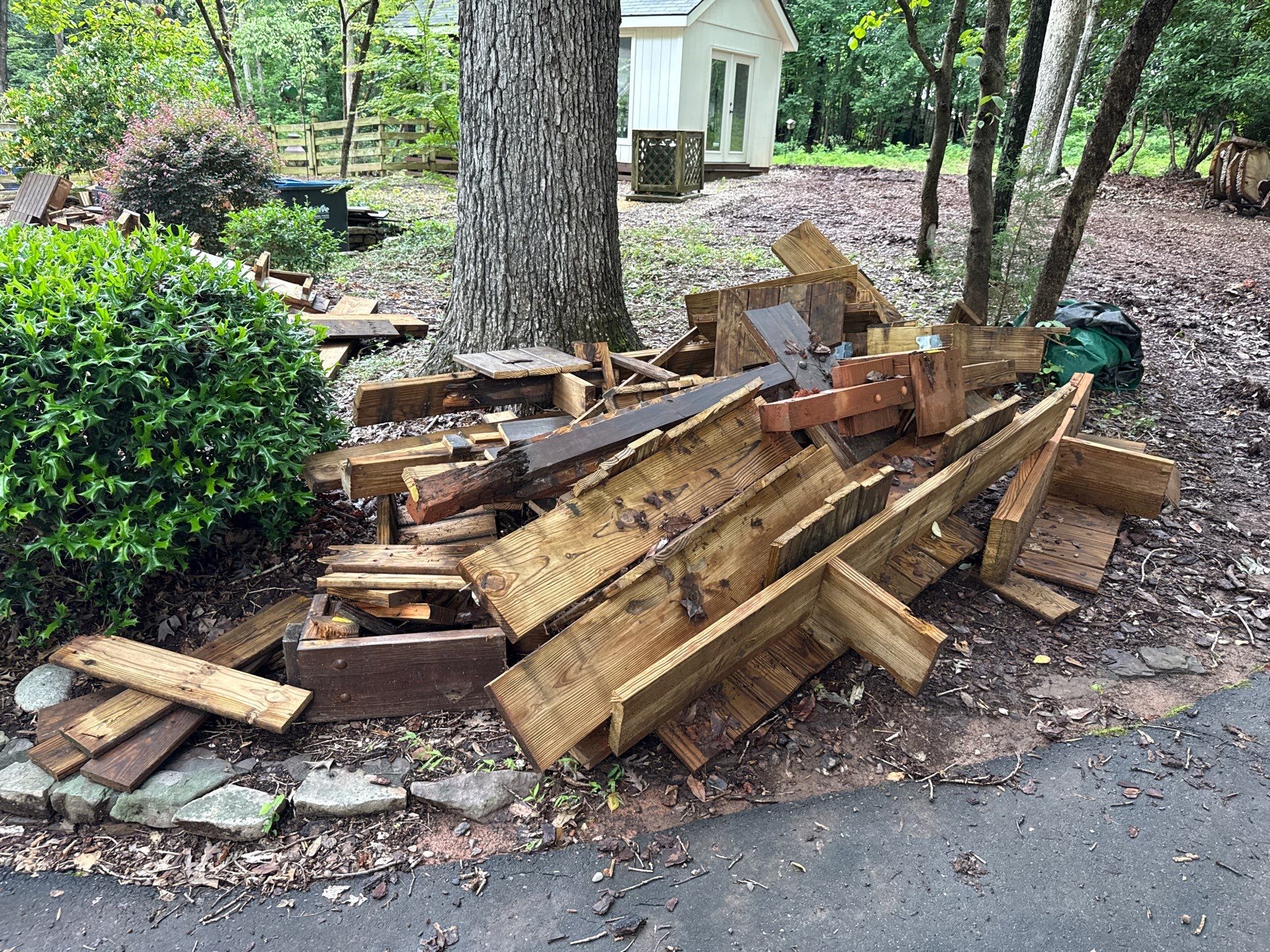 Project in Waxhaw by Badger Hauling