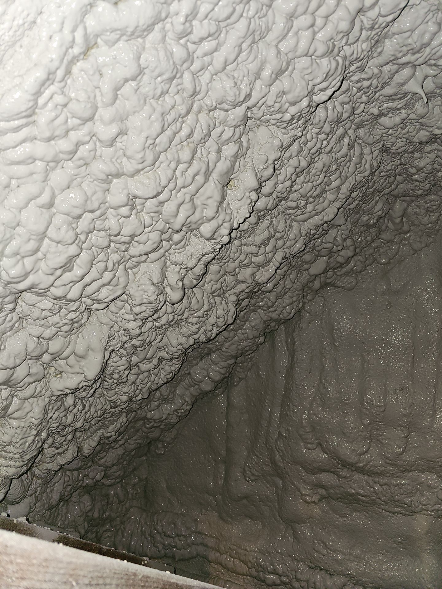 Attic Retrofit using open cell spray foam by NYS Foam & Energy