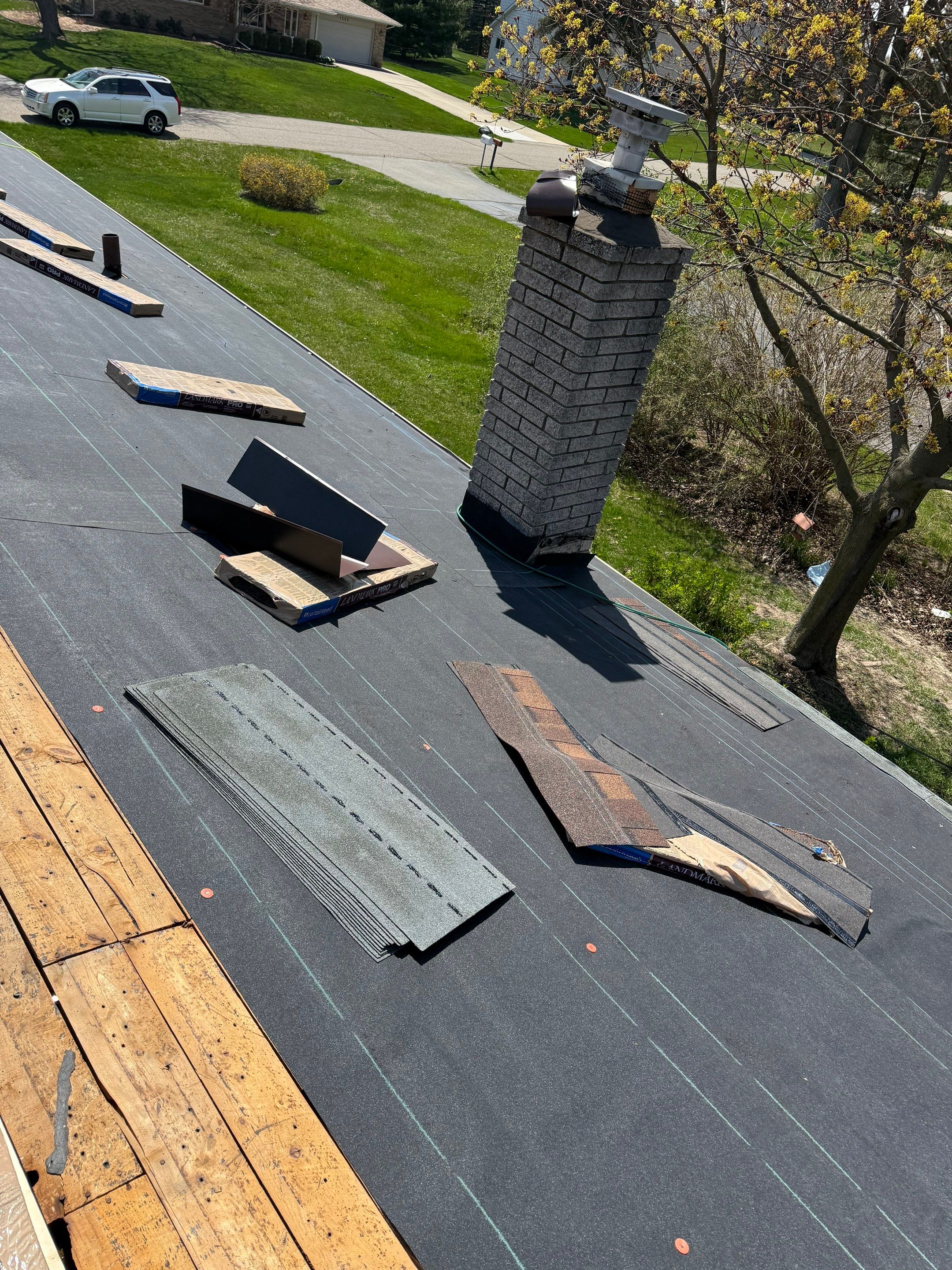 Project in Troy by Eave Roofing