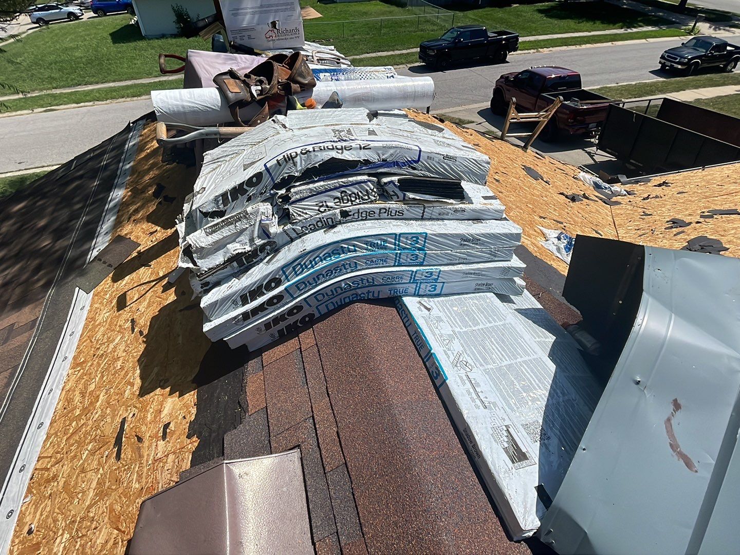 Residential Roofing Installation using IKO Dynasty by EEC Windows, Siding & Roofing