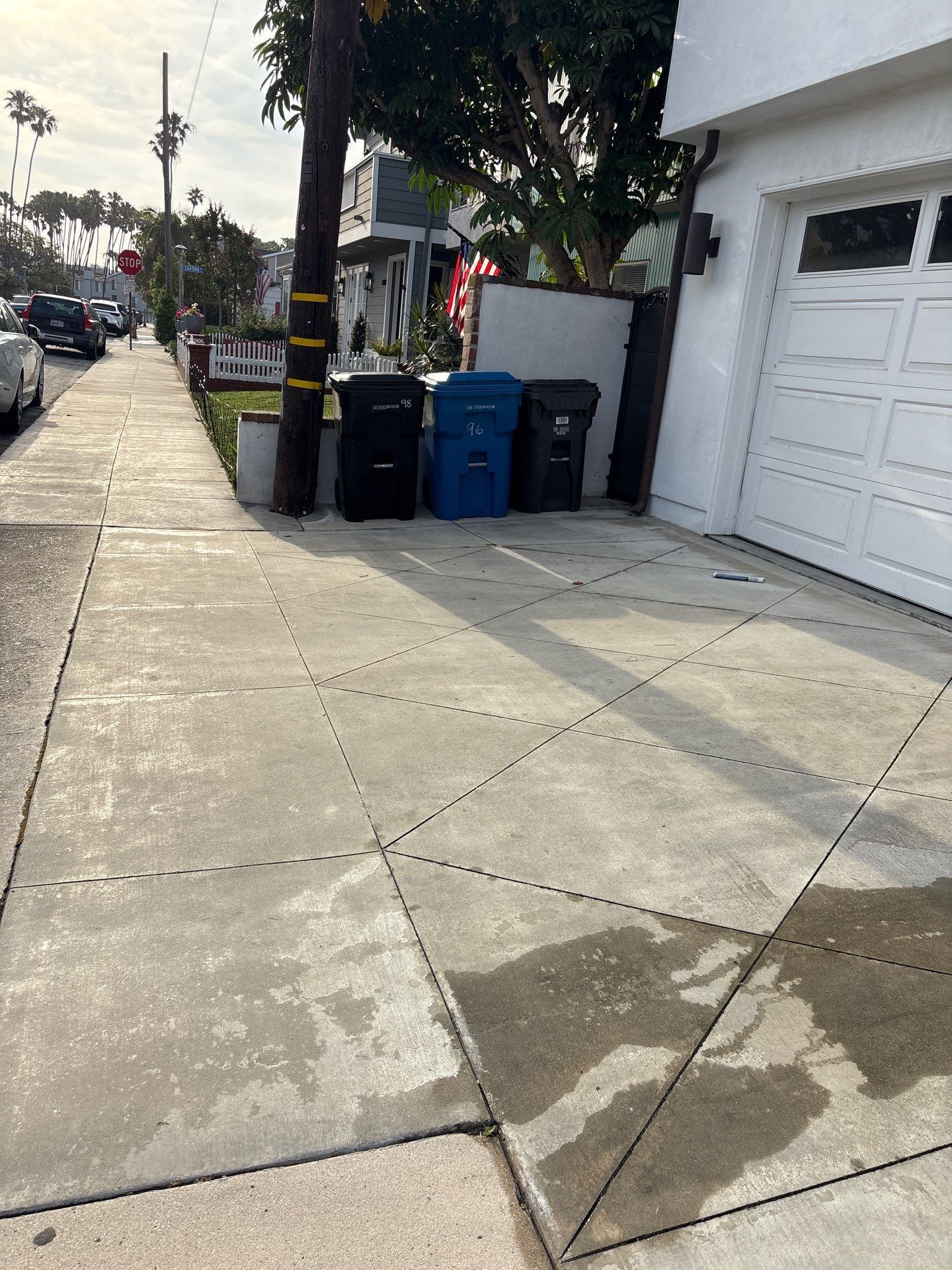 Sandblasting & Sealing Concrete Driveway In Long Beach, CA by La Power Washing Inc
