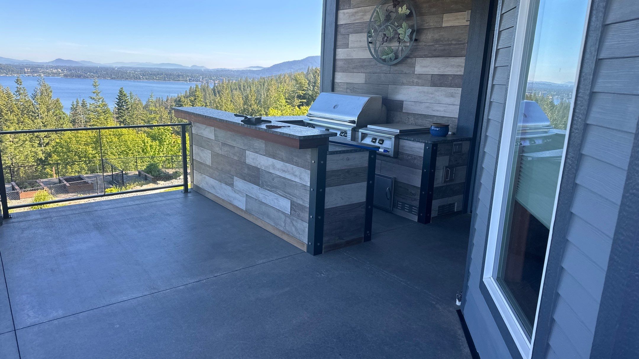 Patio Transformation using Moonstone by Croc Coatings, LLC