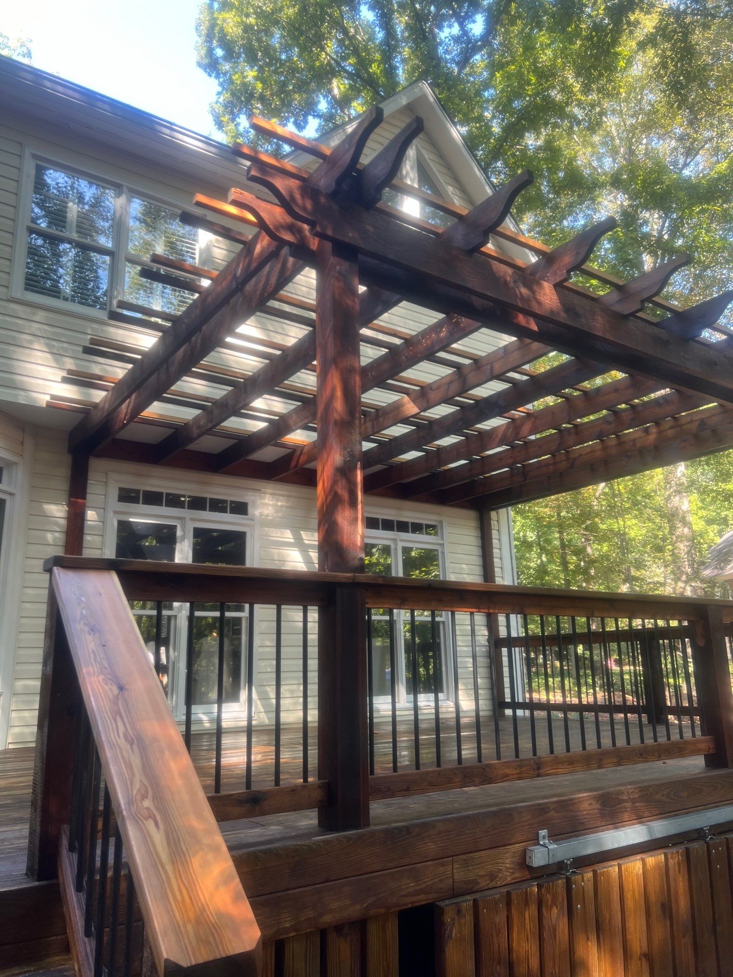 Wood Deck and Pergola using Wood Sealant by DuraSeal