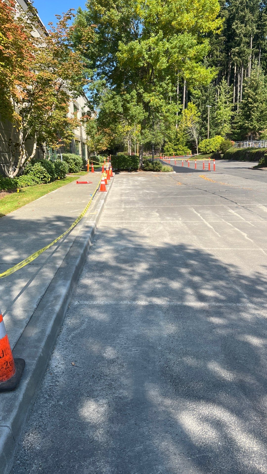 Kidder Matthews | Parking Lot Sealcoating & Striping with Concrete Curb & Patch Repairs  by Jireh Asphalt & Concrete Inc 