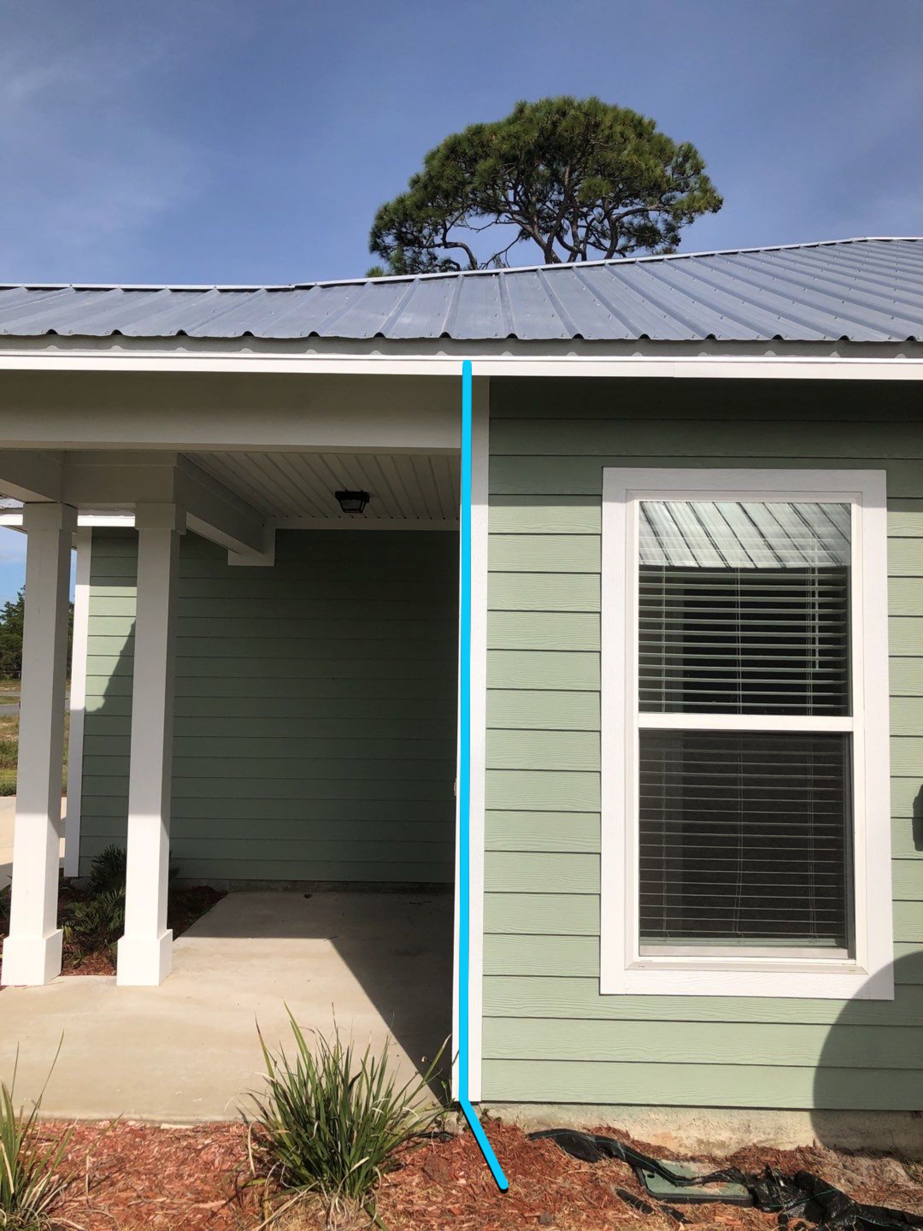 White K-Style Gutter Installation by Gutter Professors