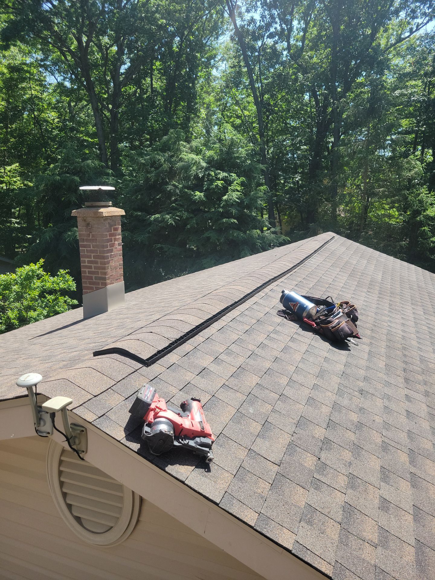 Architectural Shingle Roof Replacement by Esh Builders