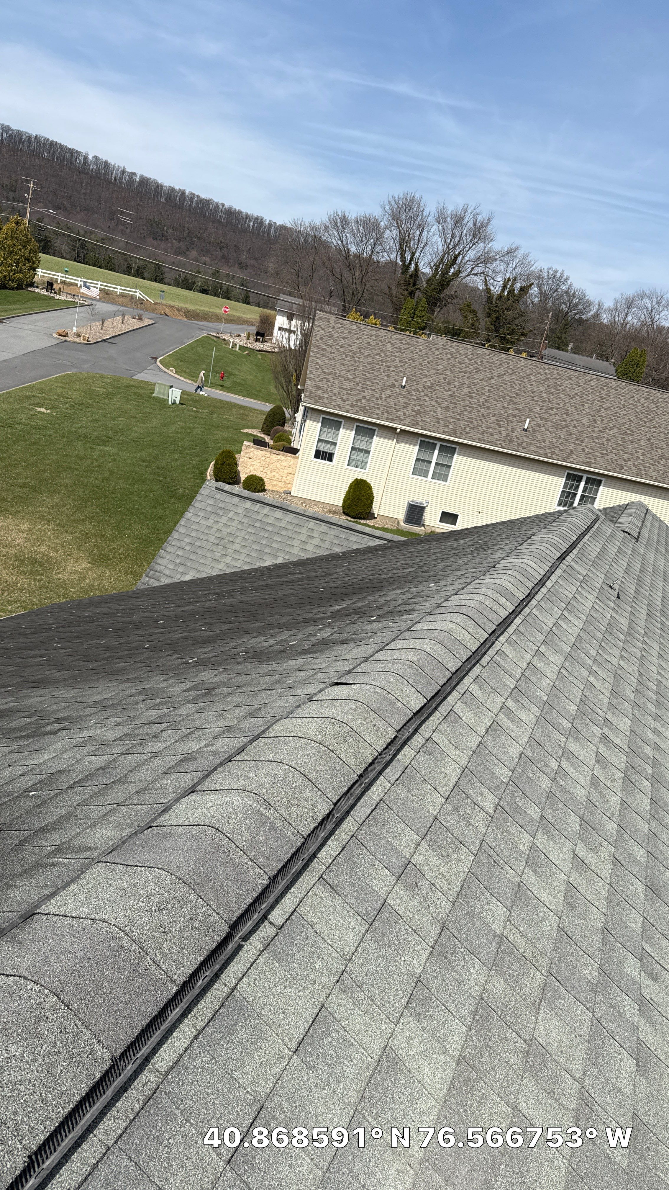Pewter Gray Shingle Roof and Gutter Replacement in Elysburg by Esh Builders