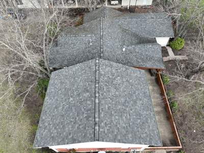 Residential Roofing Installation using Malarkey Vista Storm Grey