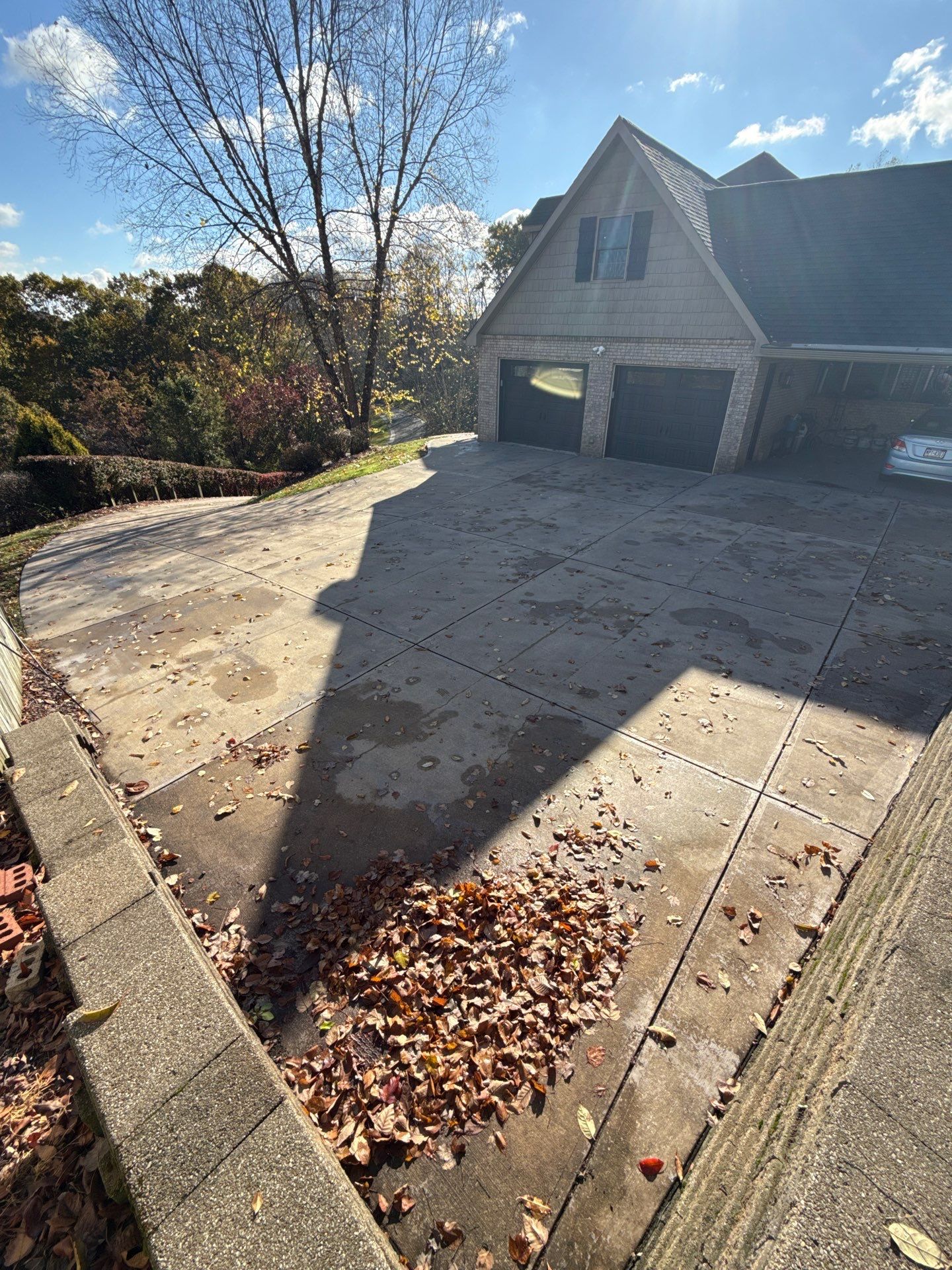 Steep Driveway Project in Sarver by Floors in a Day, Inc