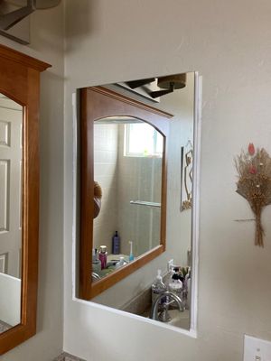 Replace Medicine Cabinets & Clean Dryer Ducting