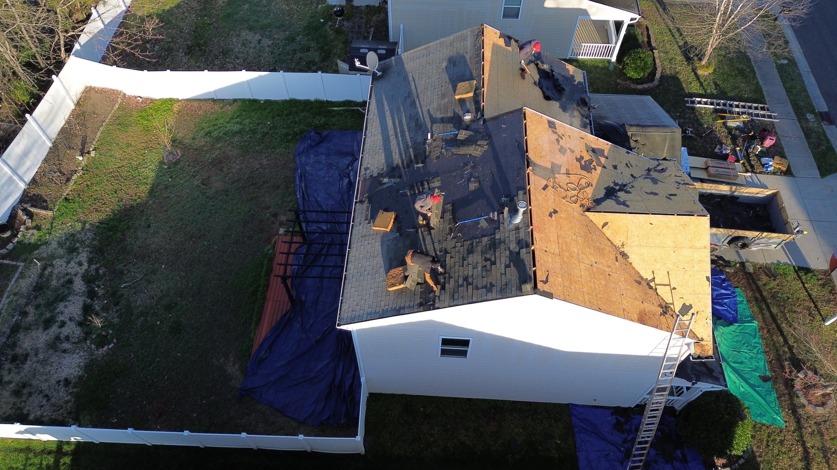 Roof replacement by hail damage by Just Brilliant Restoration JBR