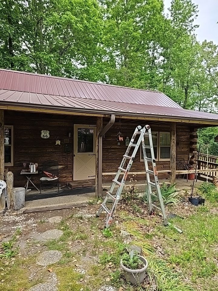 Residential Roofing Installation using Aluminum Roofing panels by Hostetler Roofing
