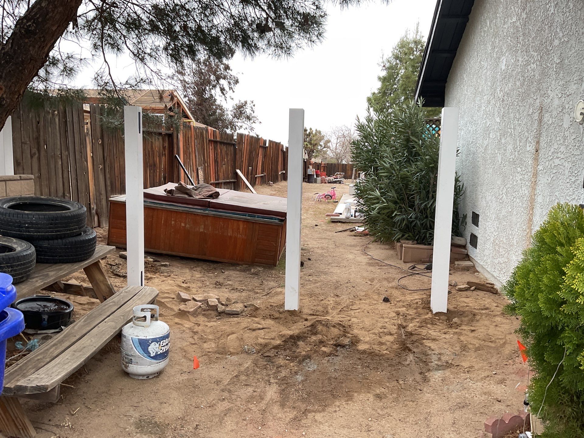 Fence Installation using Vinyl by Fence Guys Inc. 