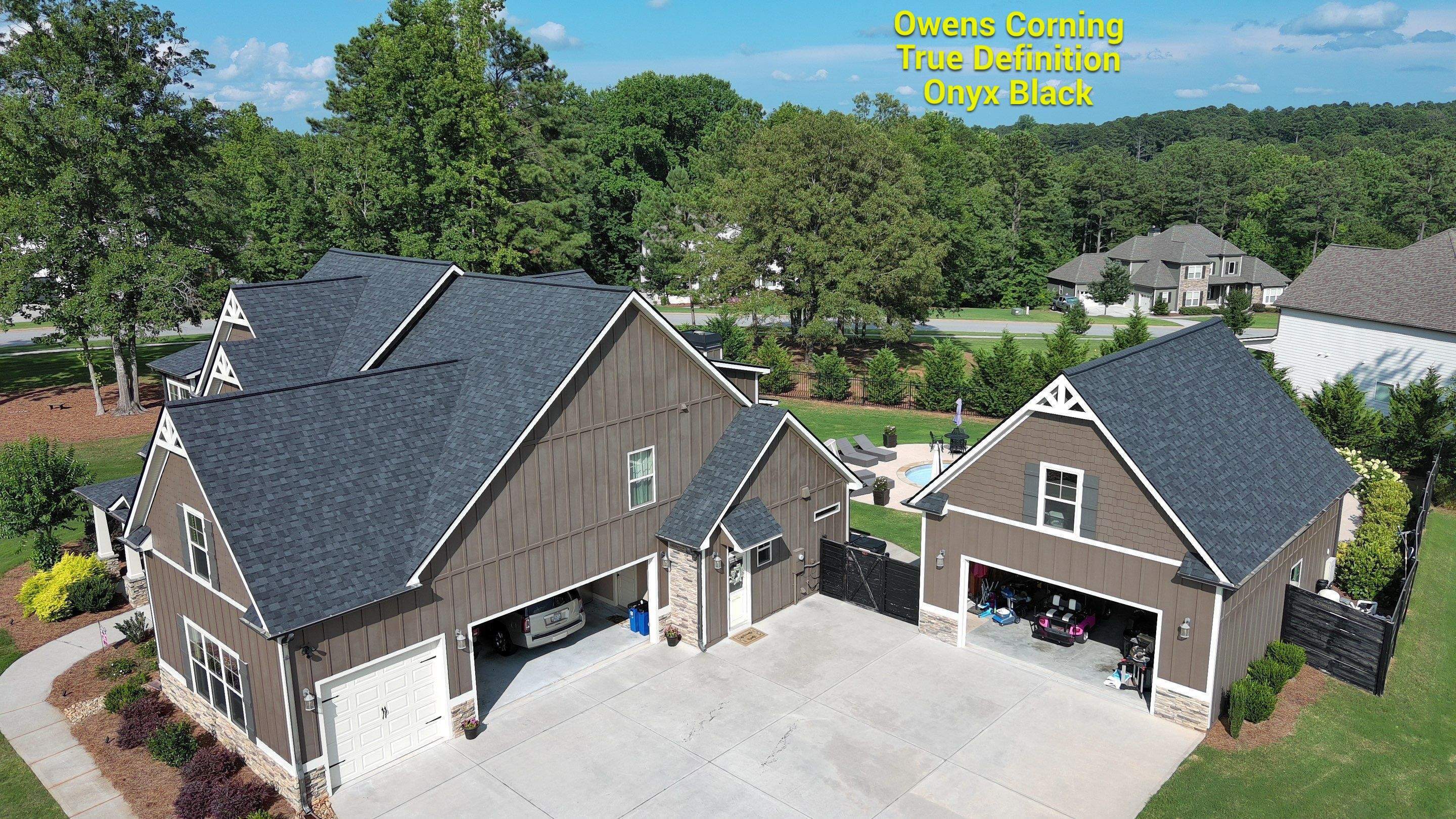 New roof installation and shingle colors by Rhino Restoration