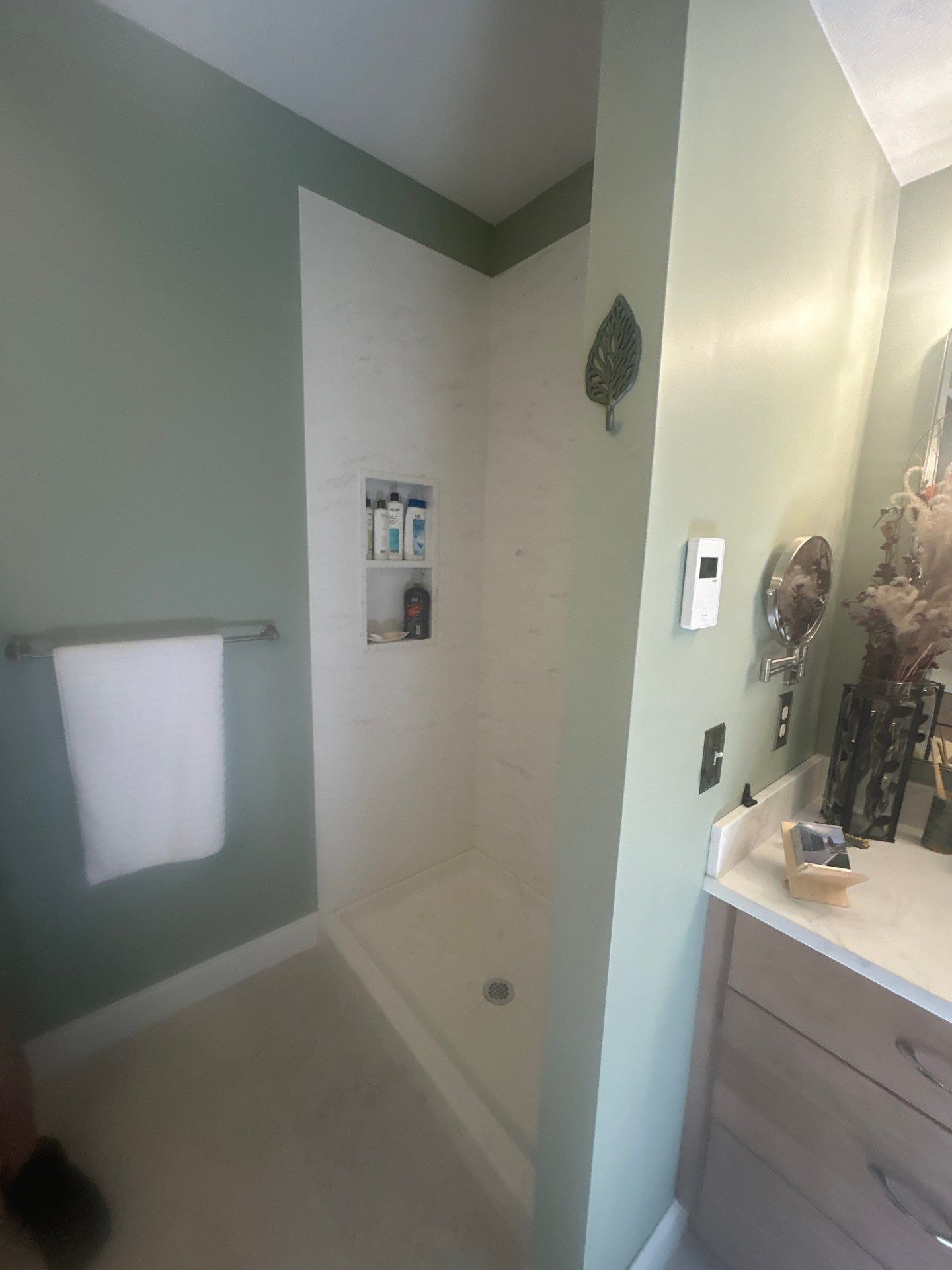 Bathroom Upgraded with Tempered Shower Glass by Cheshire Glass Company