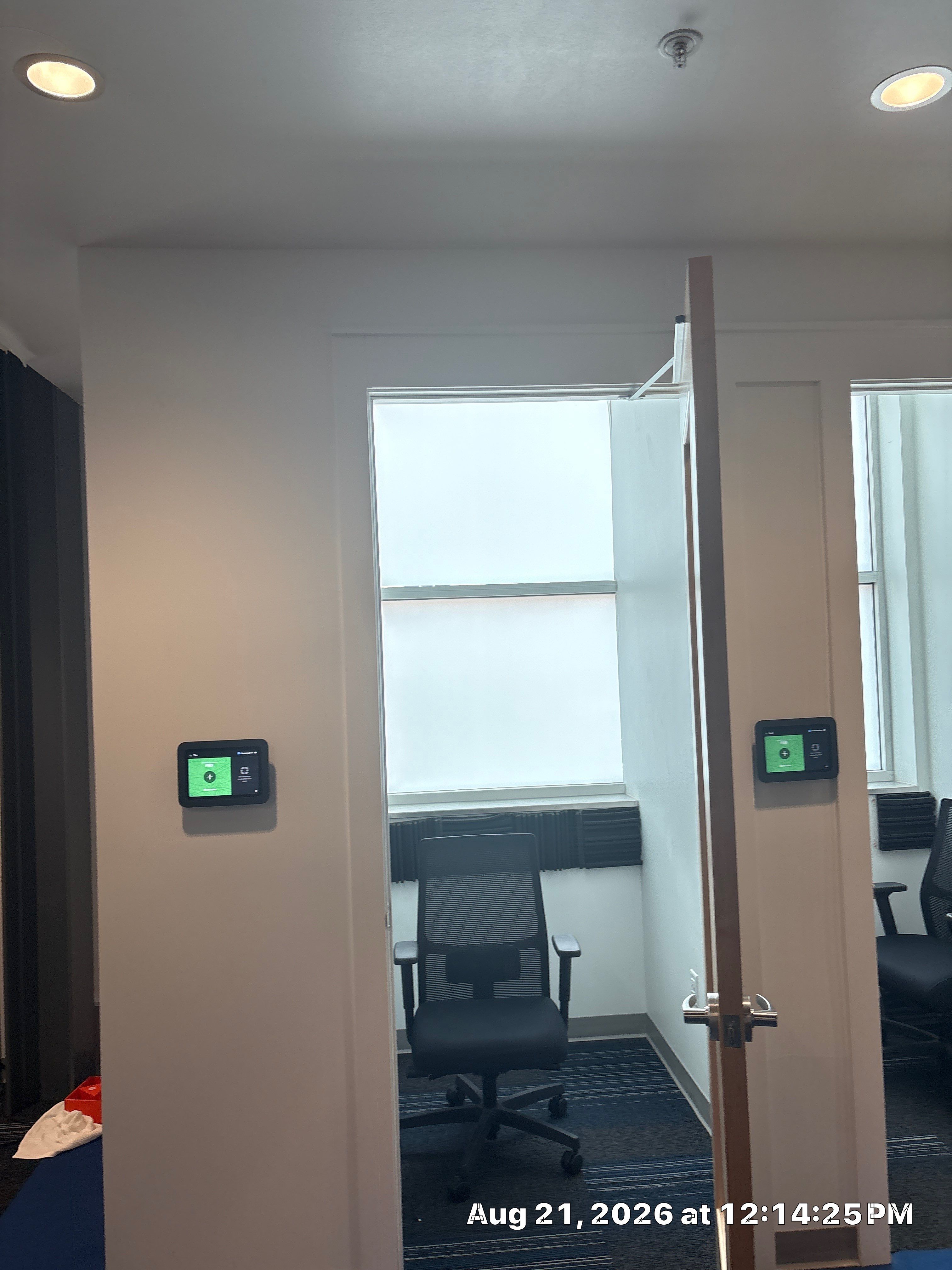 Lincoln Corporate Office Build-Out with Slatted Partitions and Acoustic Baffles by CompanyCam Sales Demo