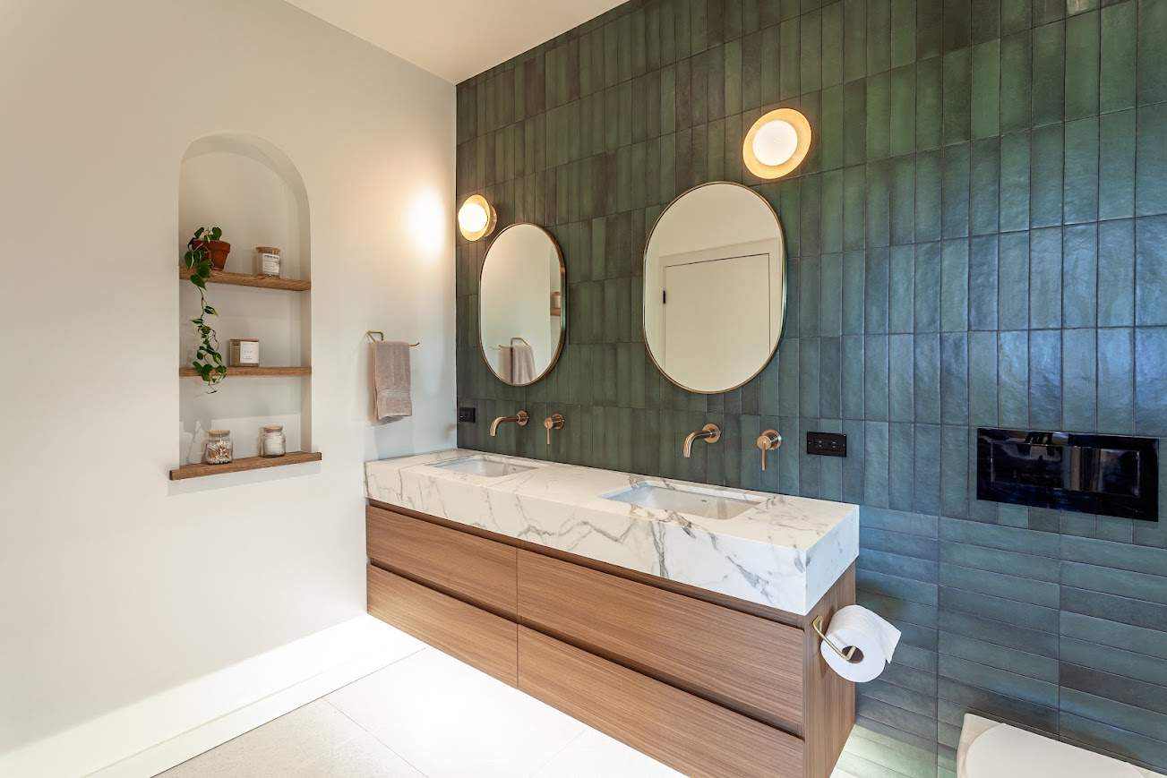 Beautiful primary suite remodel  by Venne Plumbing