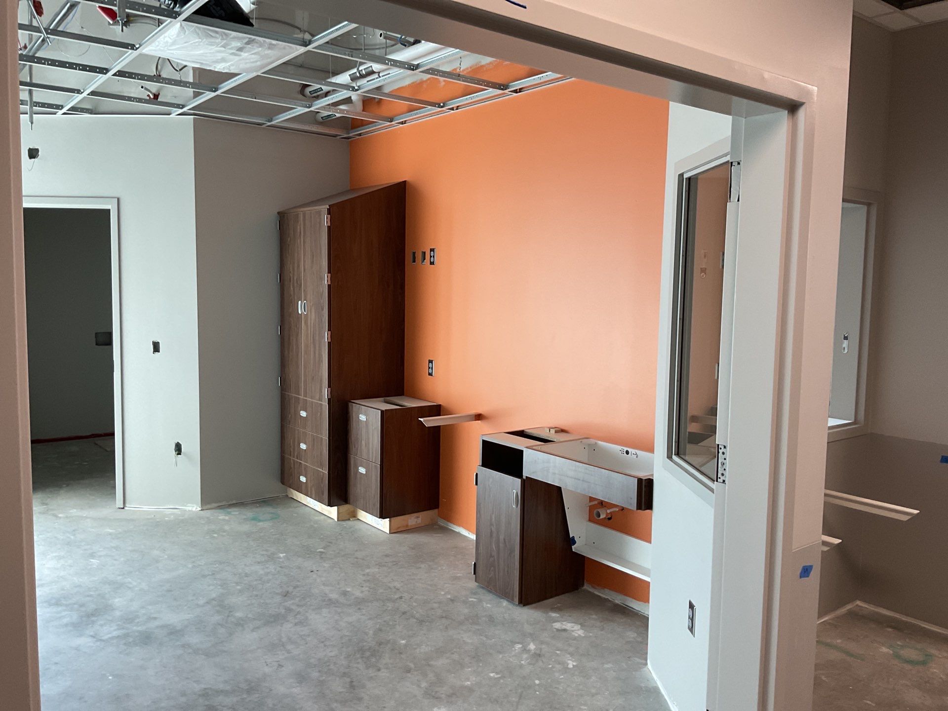 New Commercial Build Painting by Select Painting, Coatings & Garage Cabinets