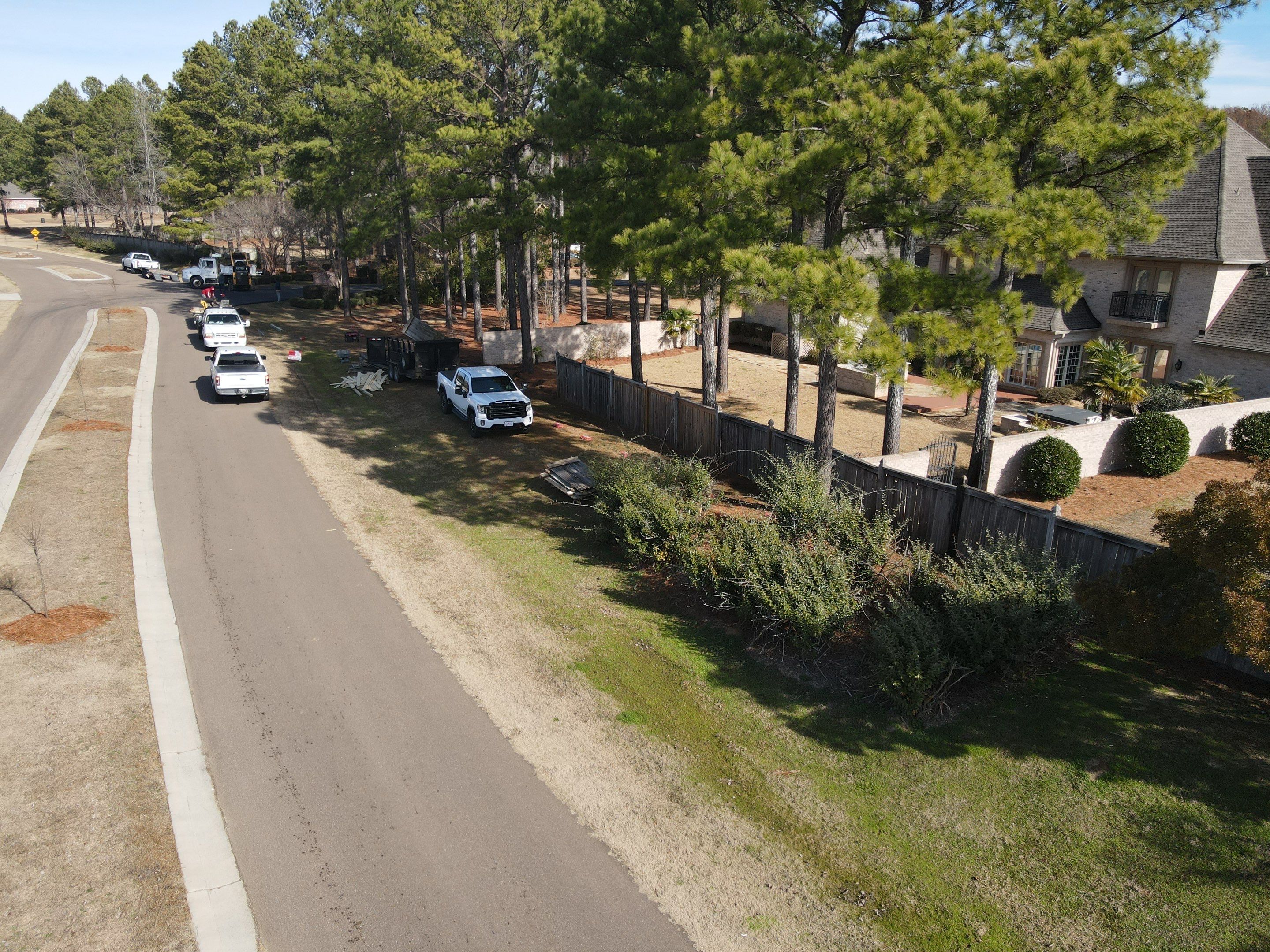 6ft Treated Pine Good Neighbor Fence French Gothic Posts by Roberson Construction LLC