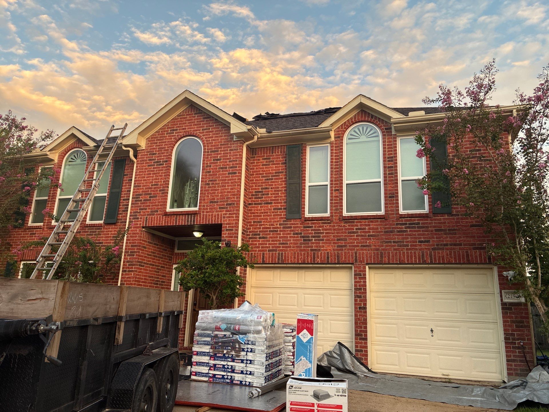 Roof Replacement for Two-Story Brick Home in Katy, TX by Onit Roofing LLC