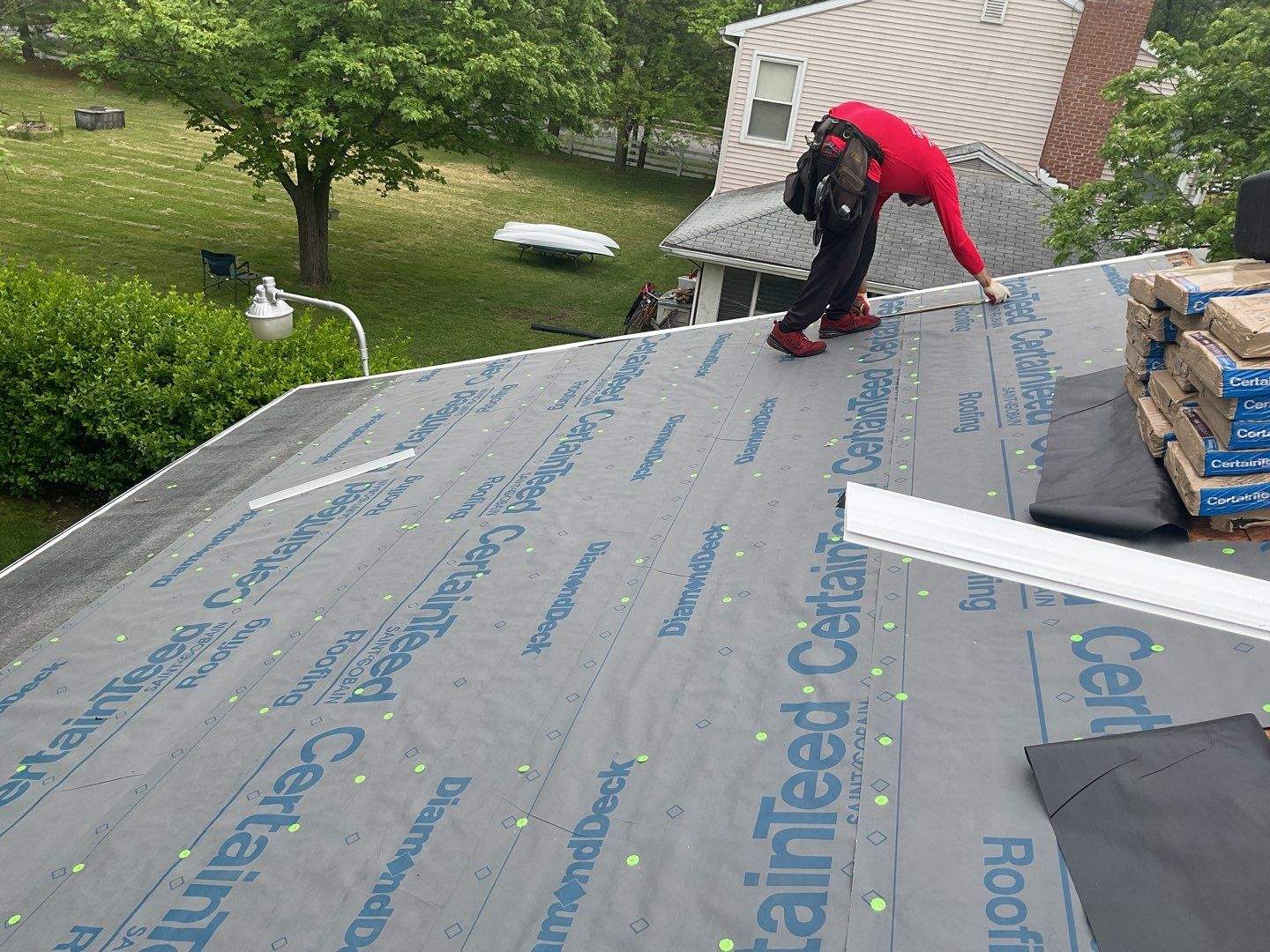 Residential Roofing Installation using CertainTeed Shingles by Alpha Design Services