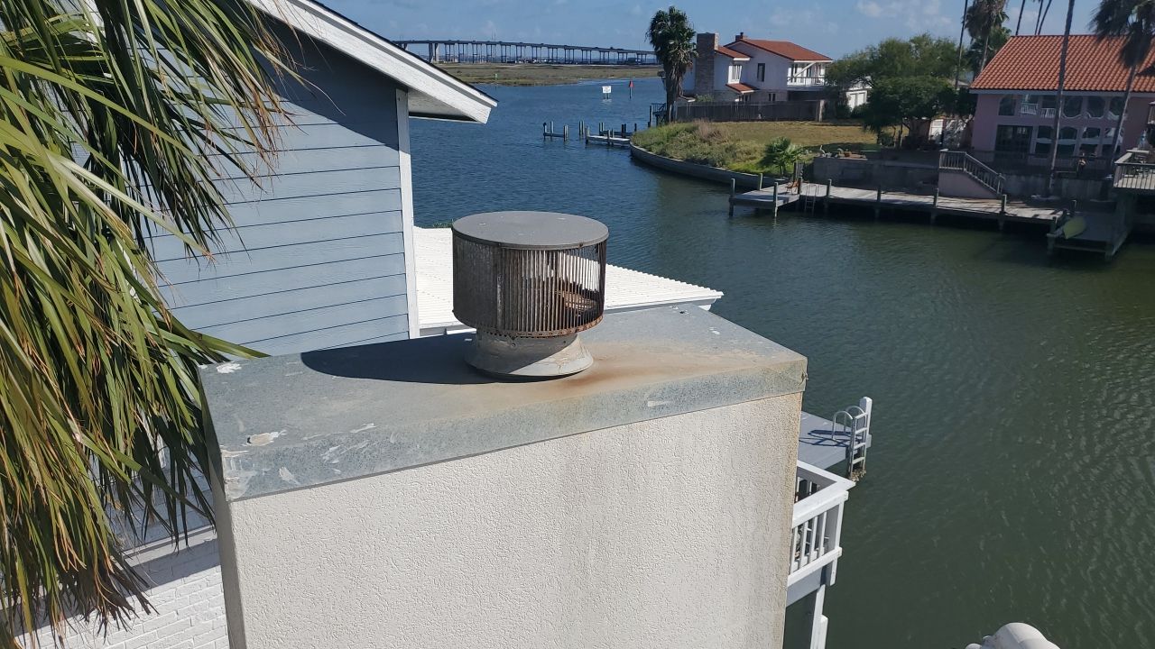 Chimney Cap & Chase Replacement using Custom Fabricated Steel by Lighthouse Roofing