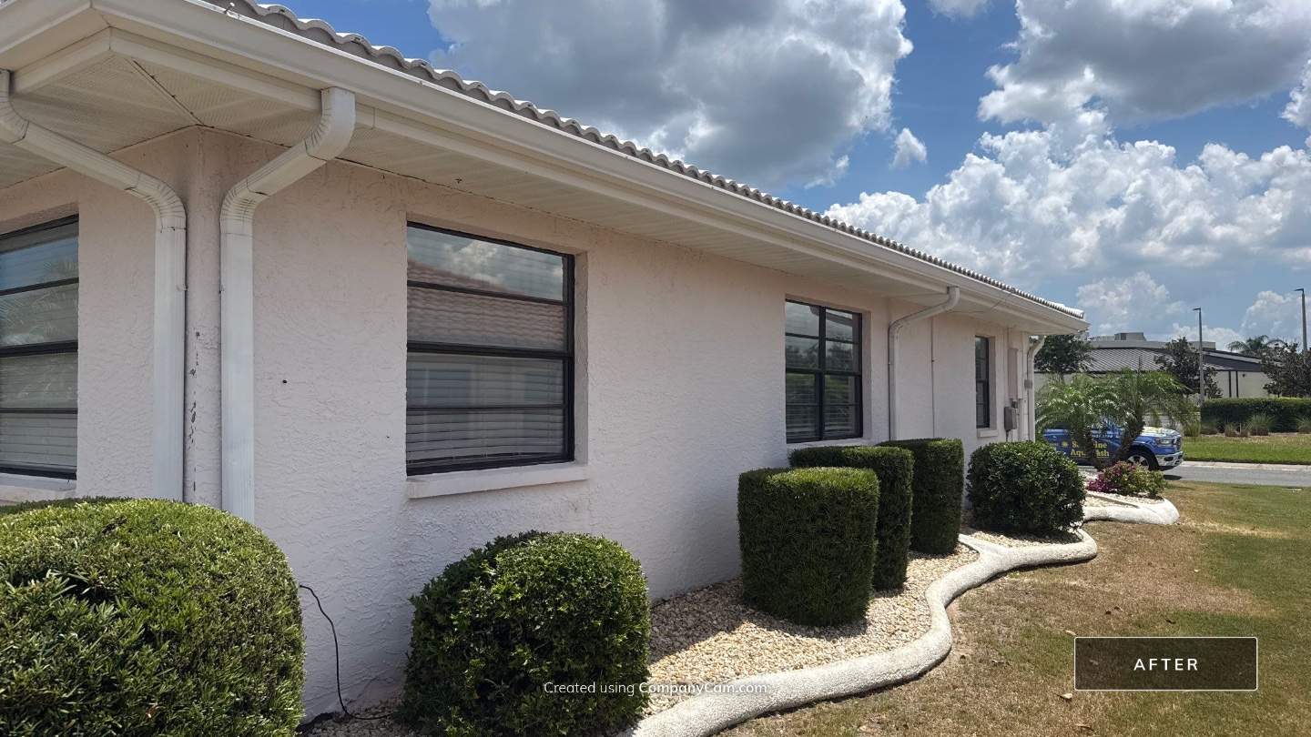 White Tile Roof Cleaning & House Wash in Fairview – Sun City Center, FL 33573 by Sunshine AquaWash