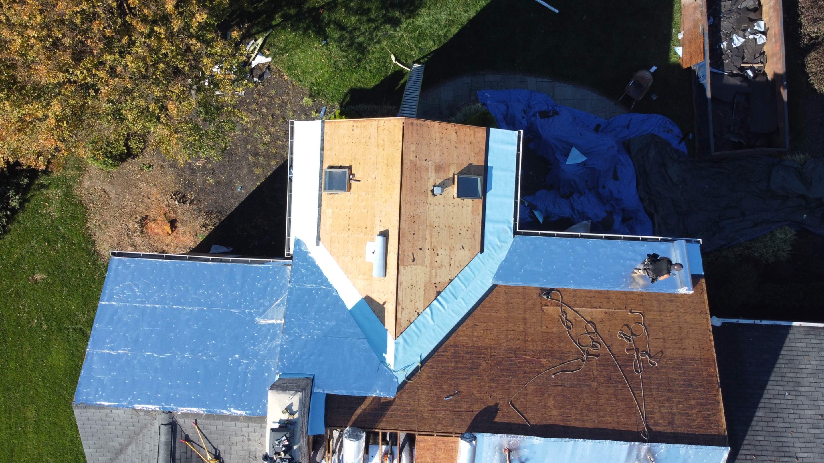 Residential Roofing Installation using Standing Seam Metal Roof | Mechanically Fastened | 24 Gauge by Matter Roofing & Construction