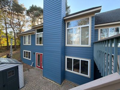 Siding Replacement using Ascend Laguna Blue