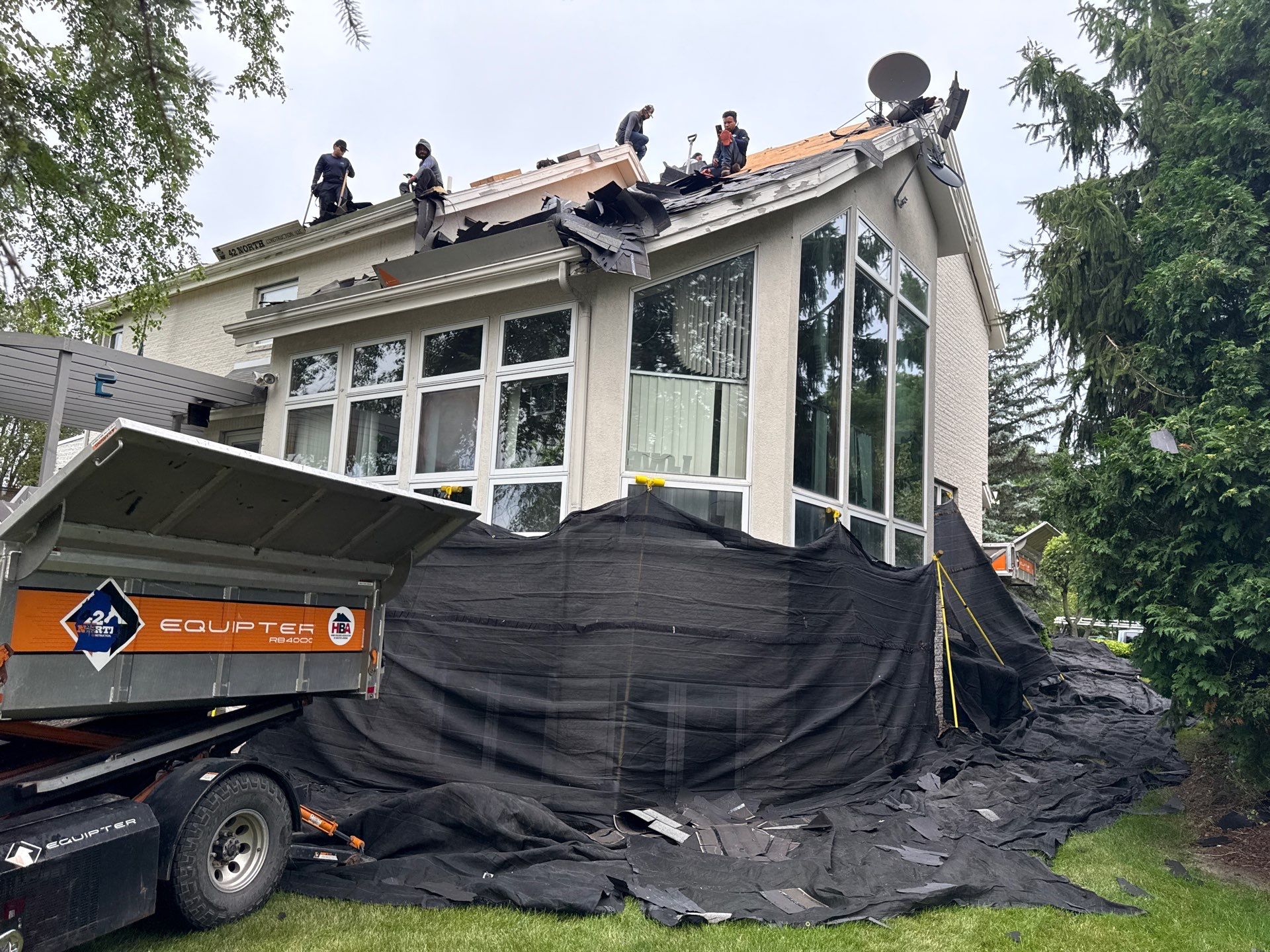 BIG Roof completed! by 42 North Construction, LLC.