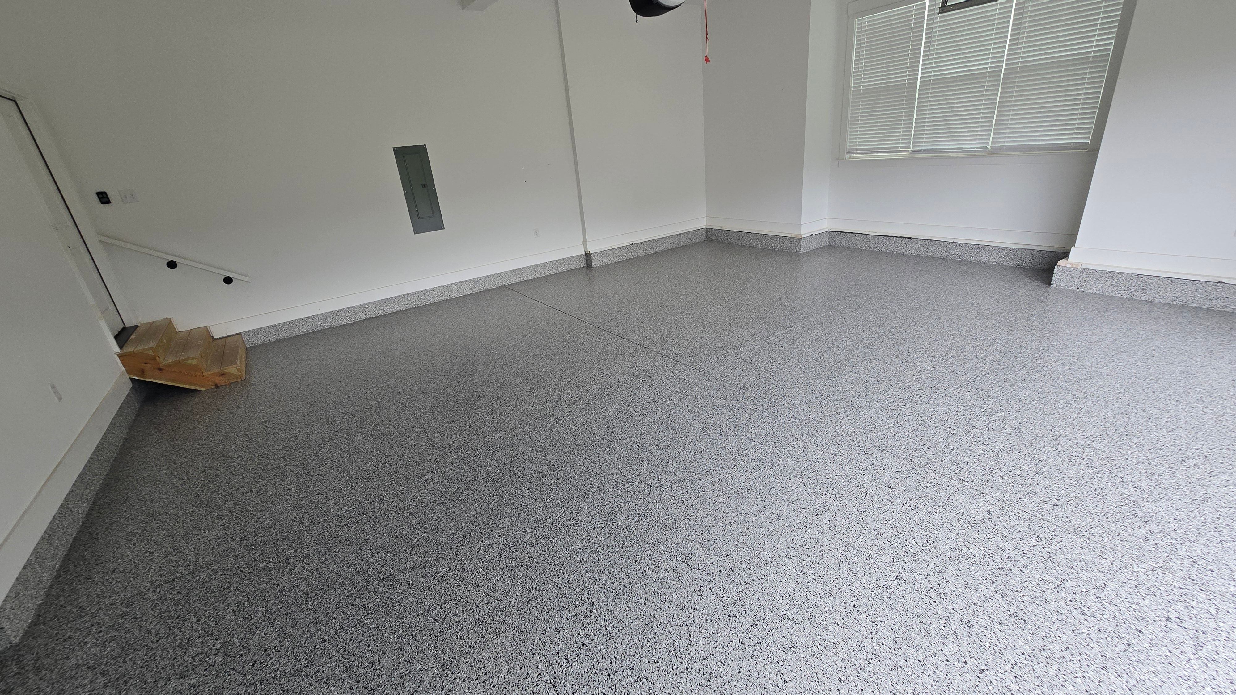 Garage Using Flake by Elite Floor Solutions