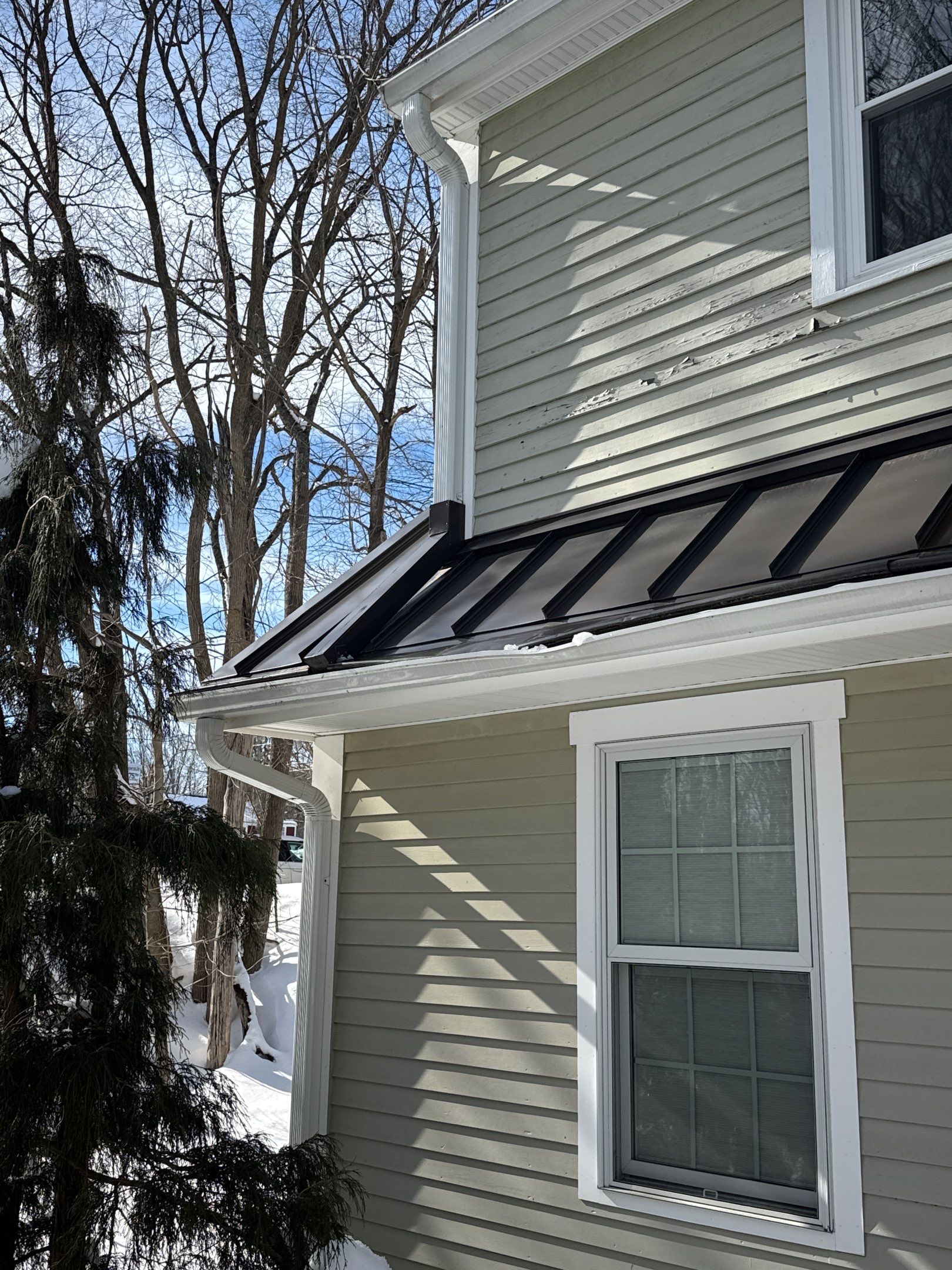 Metal Roof Leak Repair in Newfields, NH (Standing Seam Roof Fix Without Replacement) by Compass exteriors