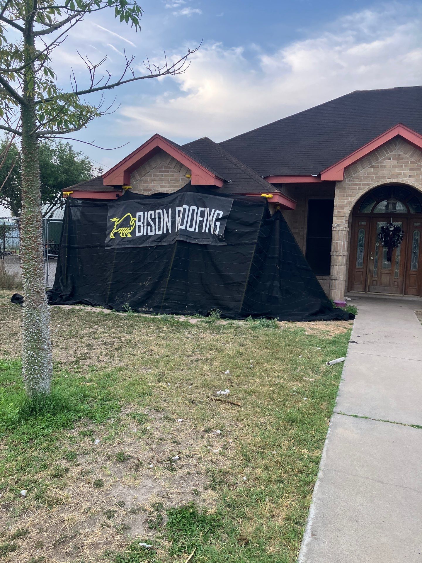 Project in Edinburg by Bison Roofing  