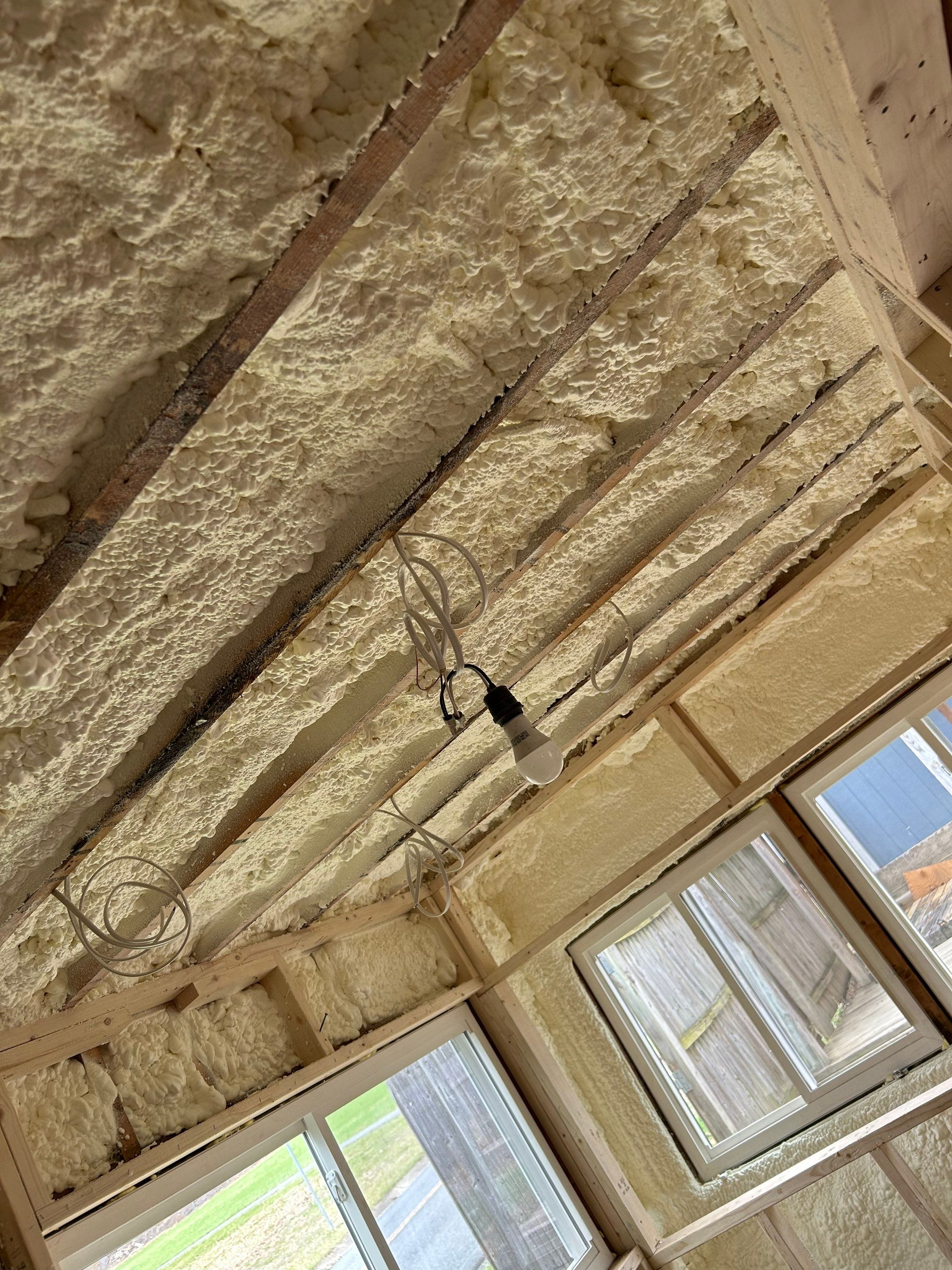 Mesko-Insulating a remodel with sprayfoam by Burke Home Services