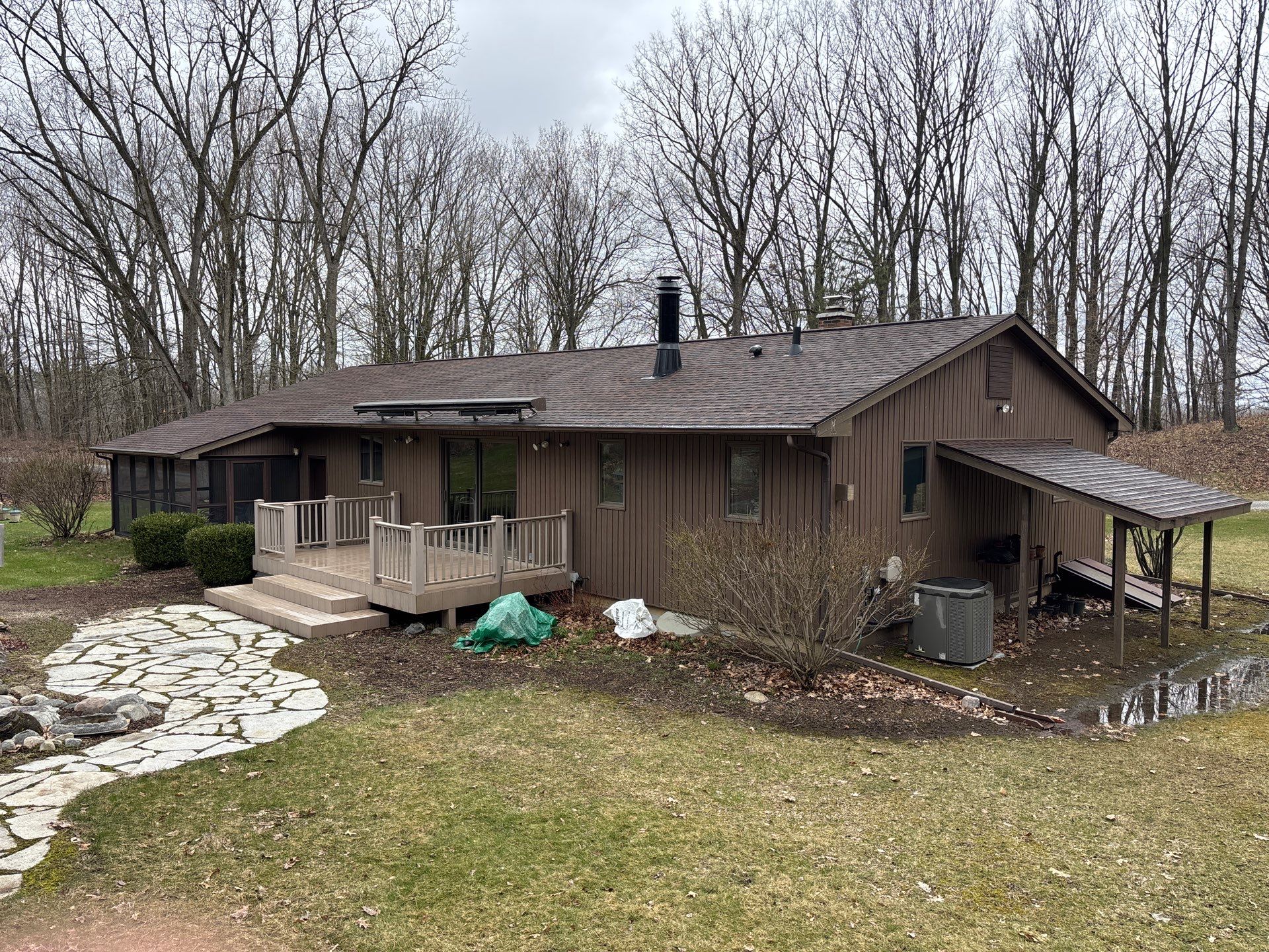 Residential Roofing Installation using GAF HDZ - Hickory by Acme Exteriors