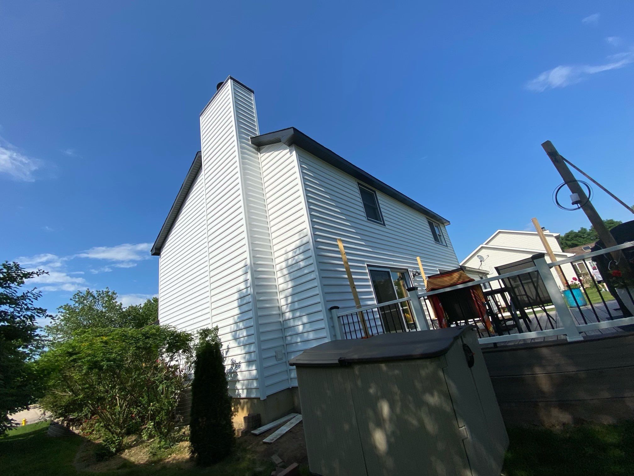 Siding installation by Kraz Construction