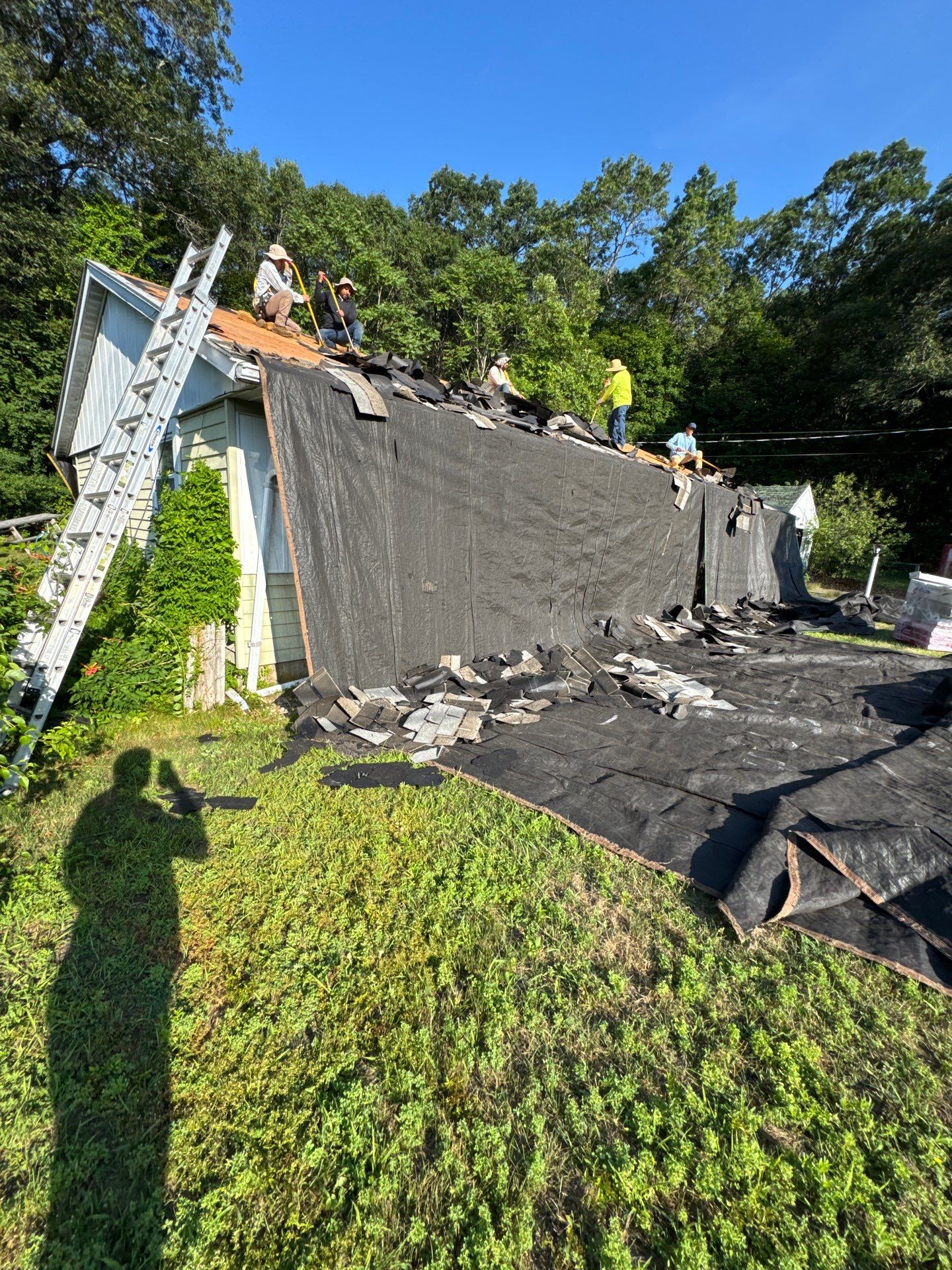 Onyx Black Roof Transformation in Maynard, MA by Mighty Dog Roofing of Greater Middlesex County