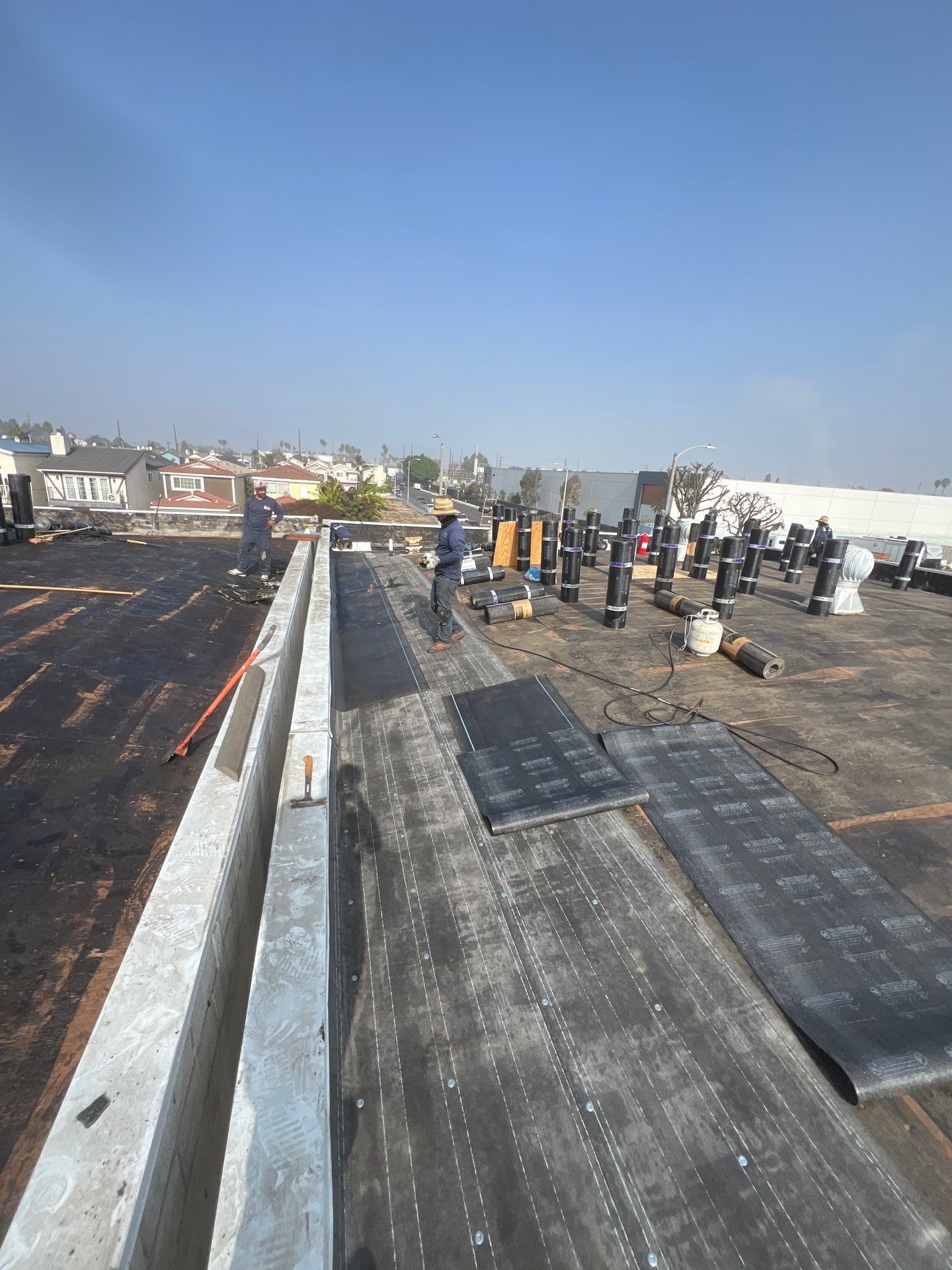 Commercial Roofing Installation using Modified Bitumen, Torch by A-1 All American Roofing