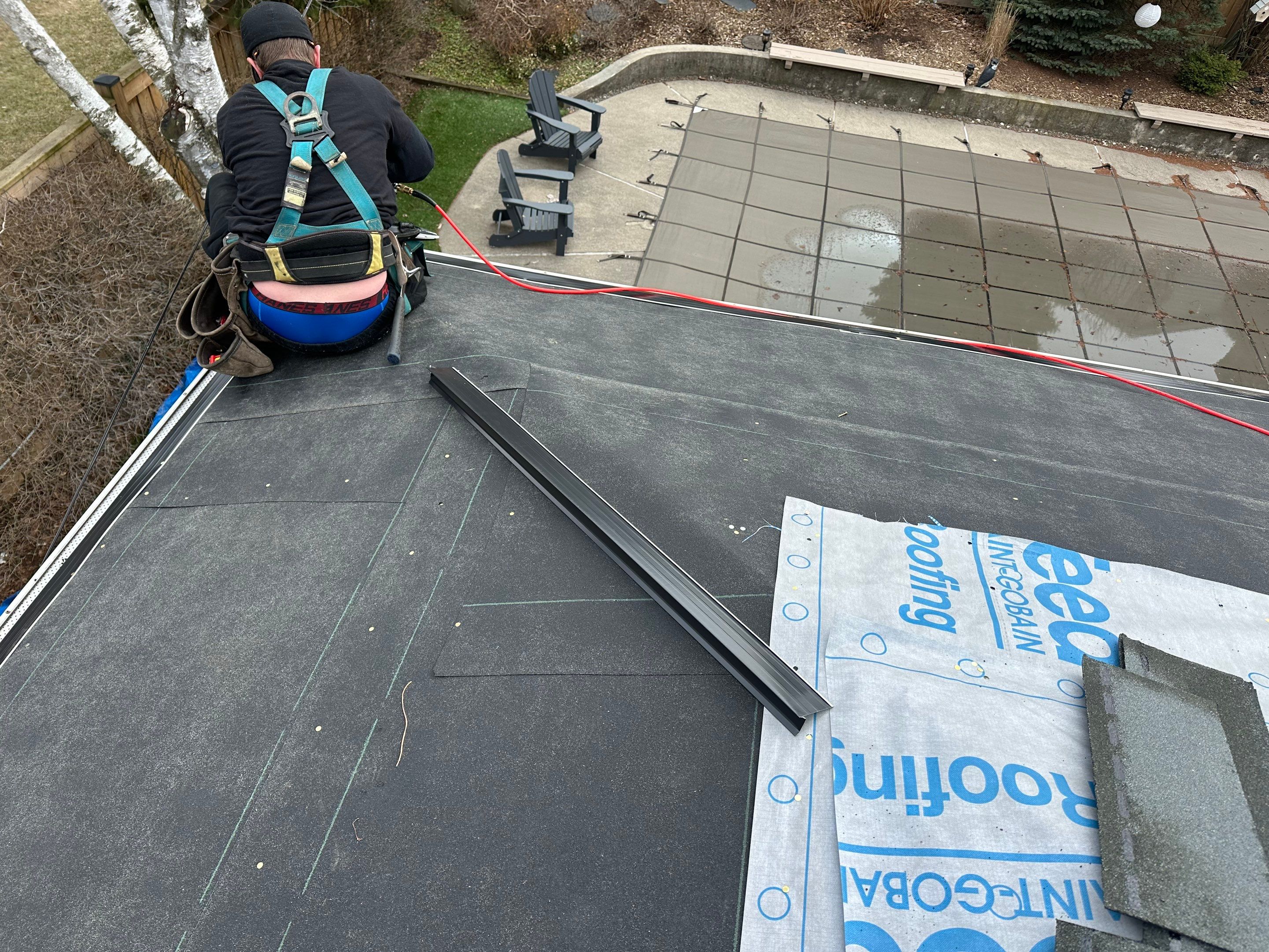 Project in Burlington by The Roofing Crew