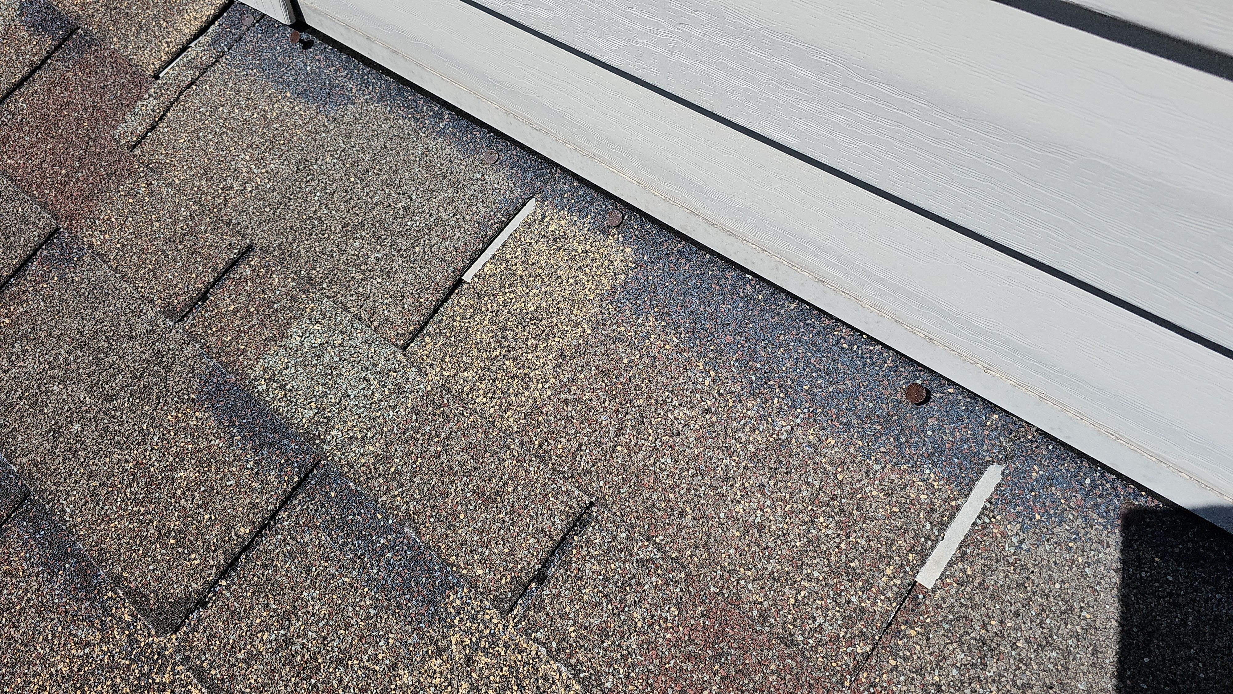 Atlas Pinnacle, Color, Coastal Granite, Drip Edge, Birch White by Eagle Eye Roofing