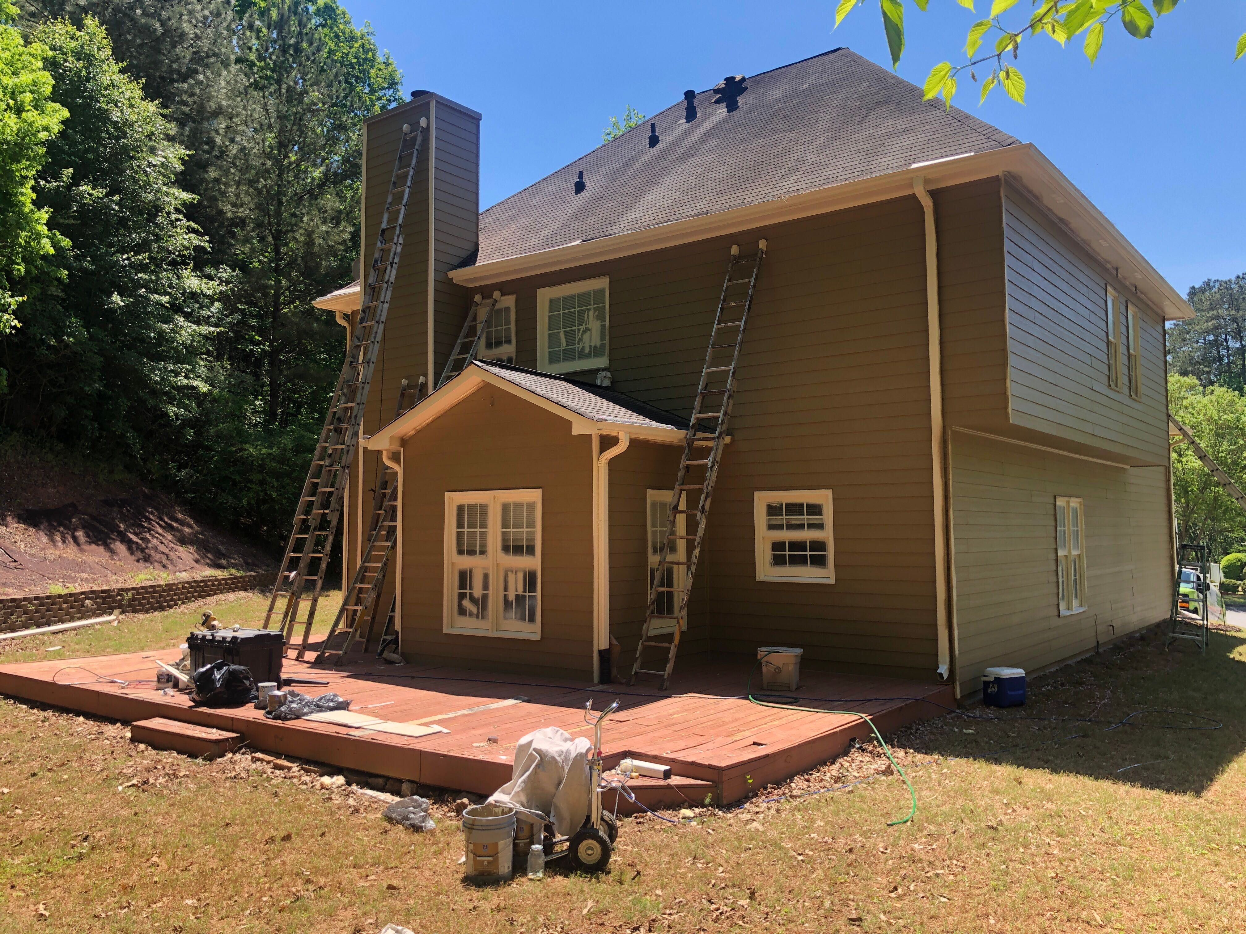 Complete Exterior Painting and Trim Refresh in Acworth by Swift Home Renovations