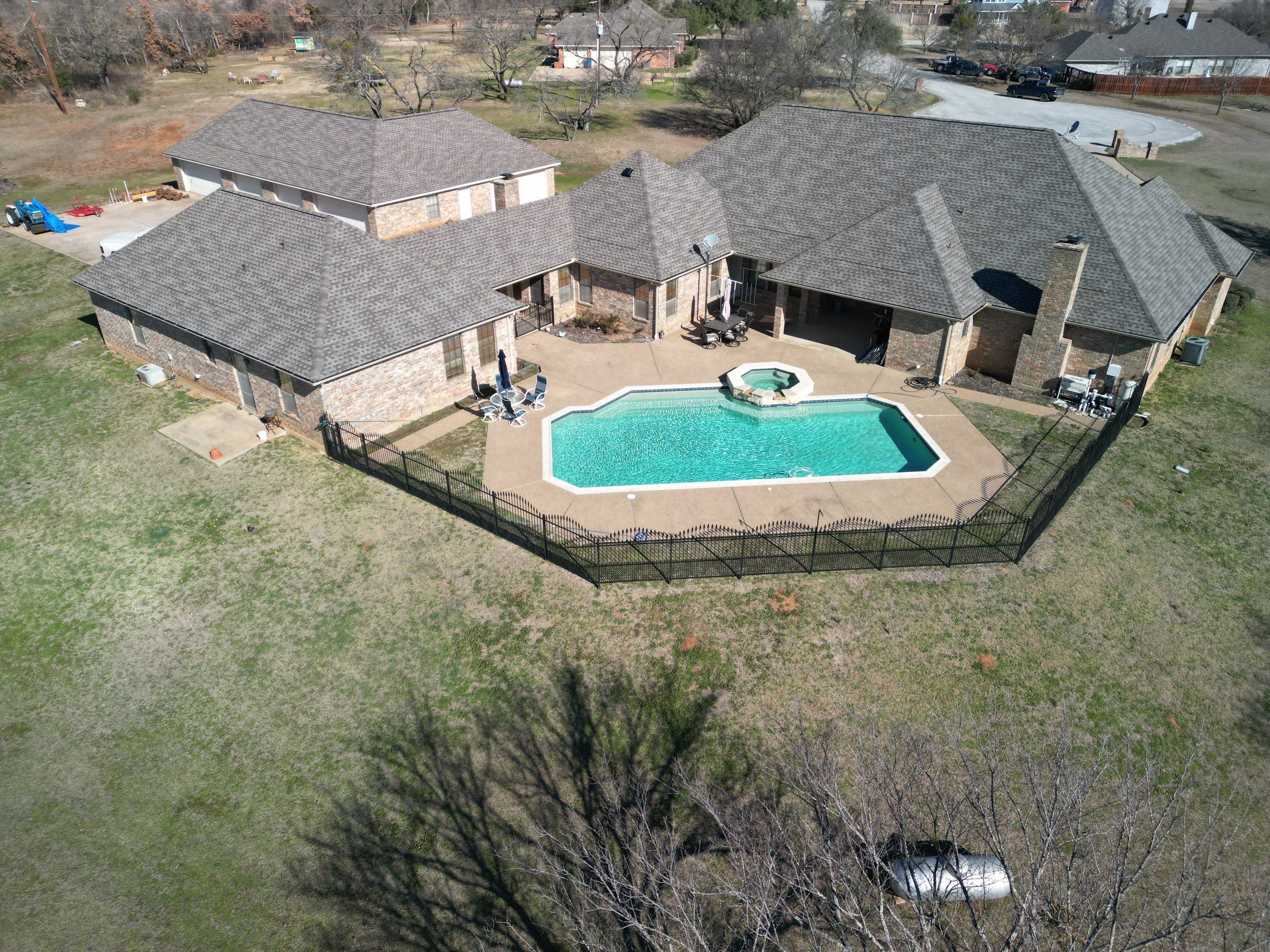 Rendon Forth Worth Texas Large Estate - Roofing Installation using GAF Timberline Armorsheild 2 Class 4 Impact Resistant Shingle System by First United Roofing & Construction