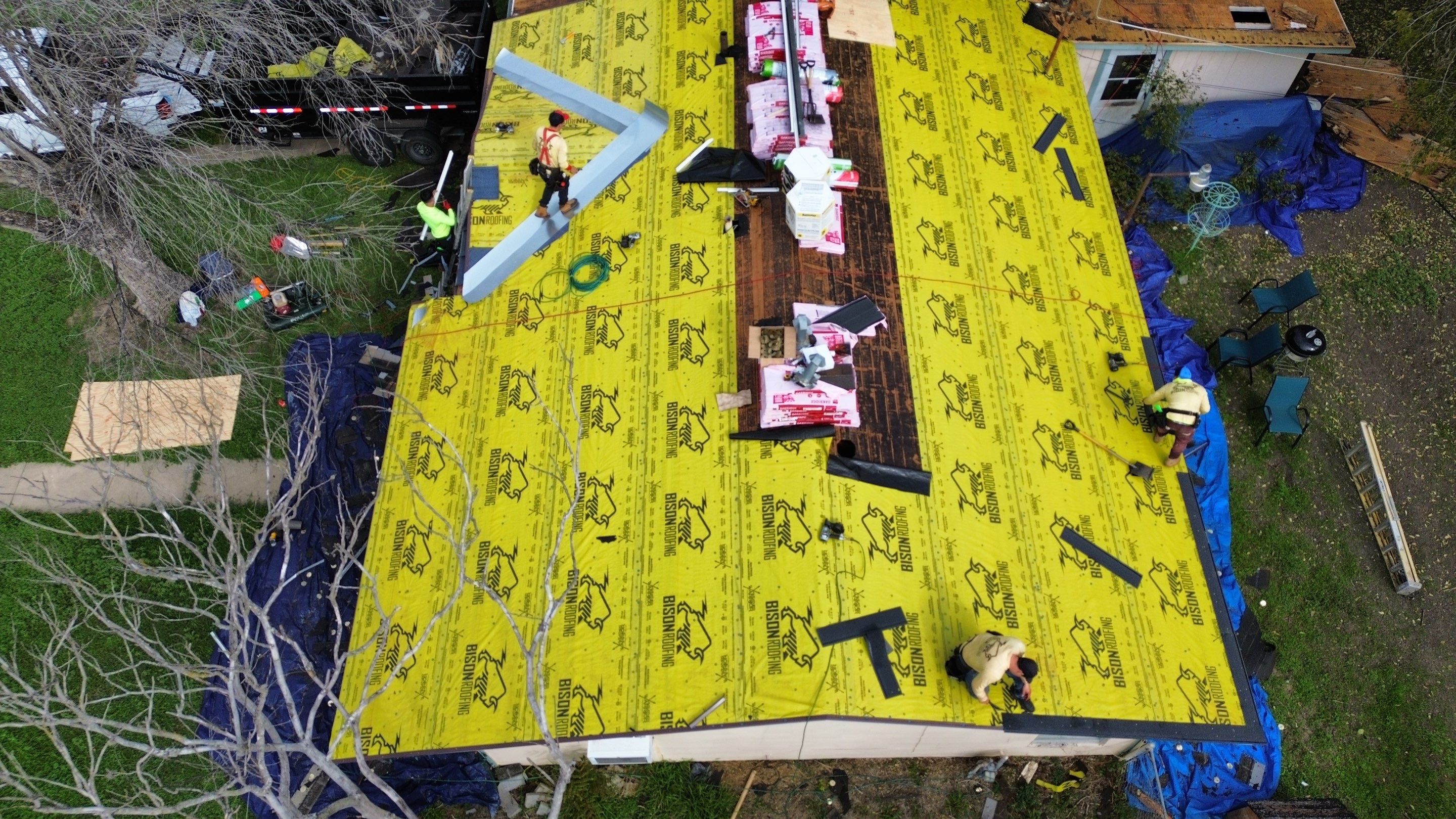 San Antonio Roof Project by Bison Roofing  