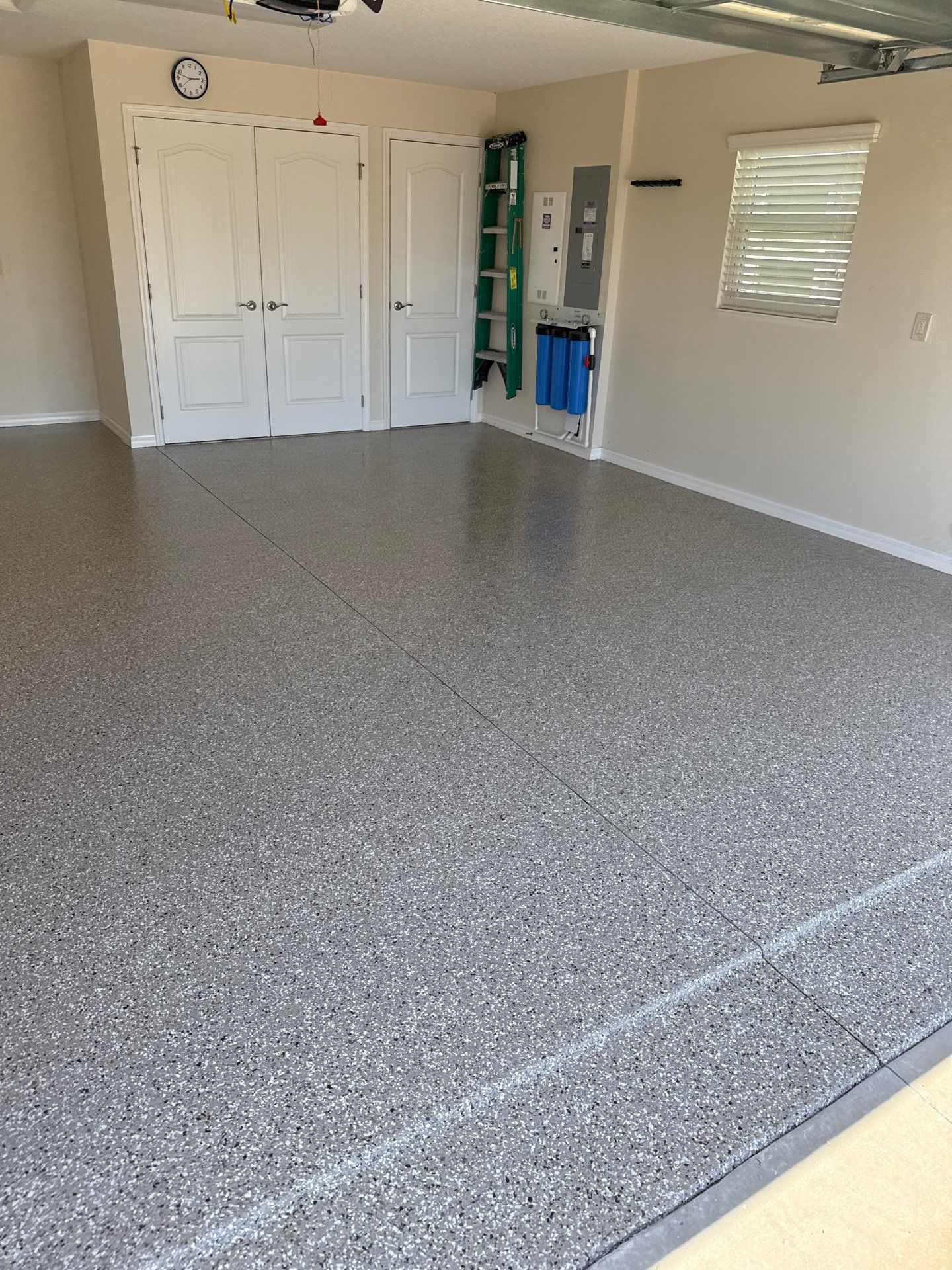 Garage Pebble Beach by Innovative Concrete Coatings 